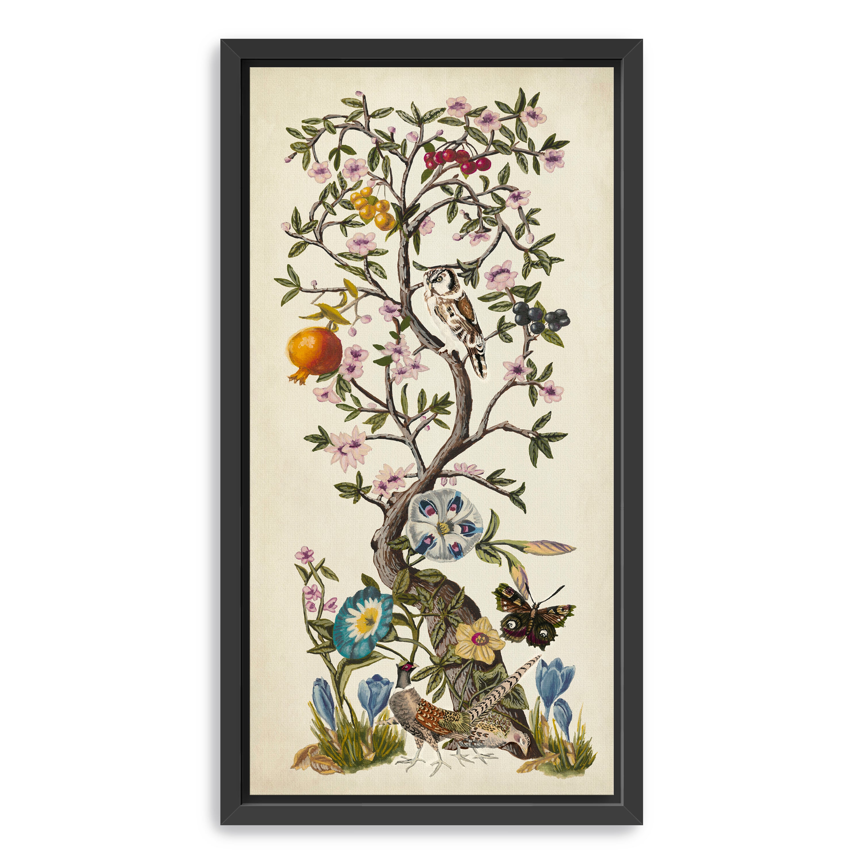 Chinoiserie Natura I Canvas Giclee