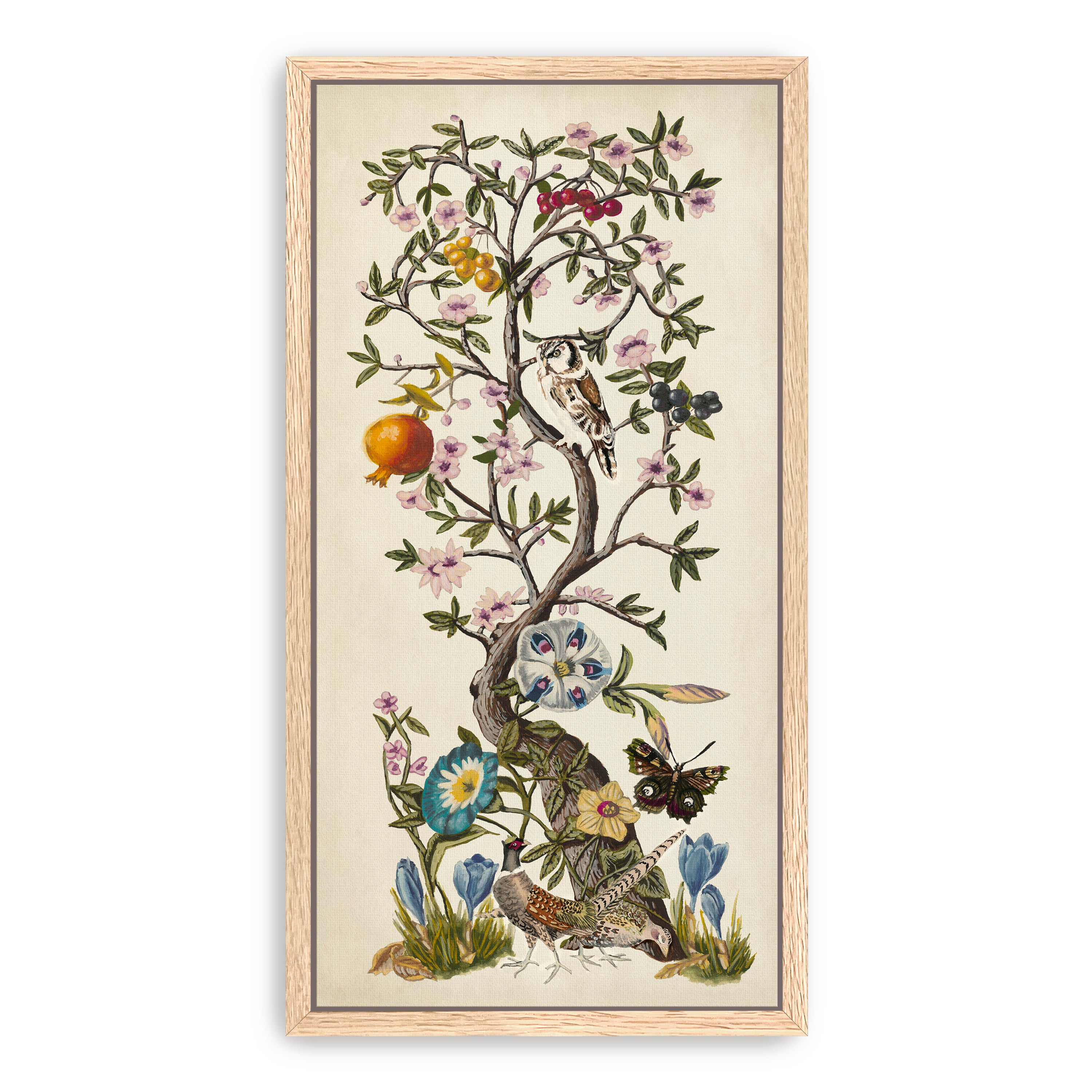 Chinoiserie Natura I Canvas Giclee