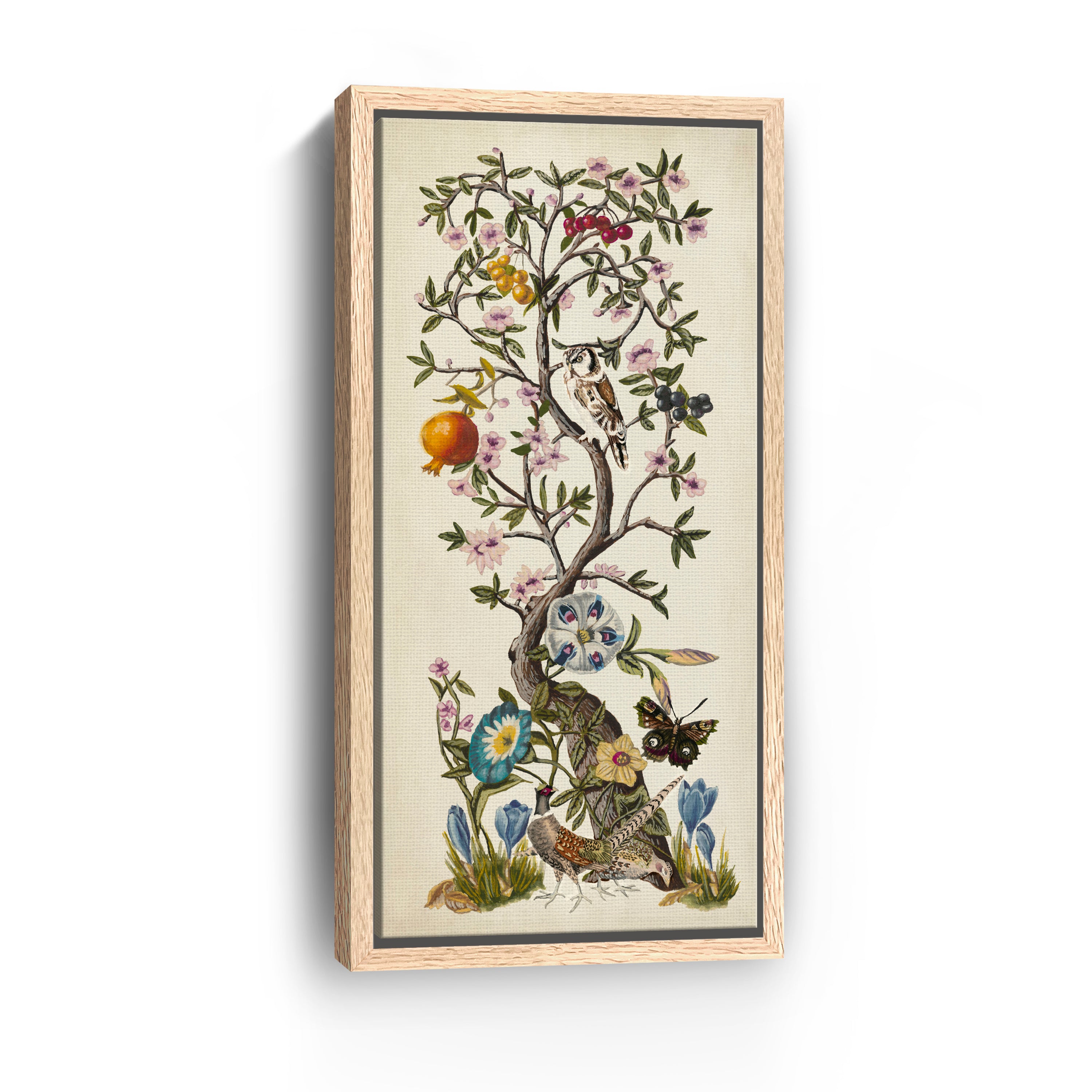 Chinoiserie Natura I Canvas Giclee