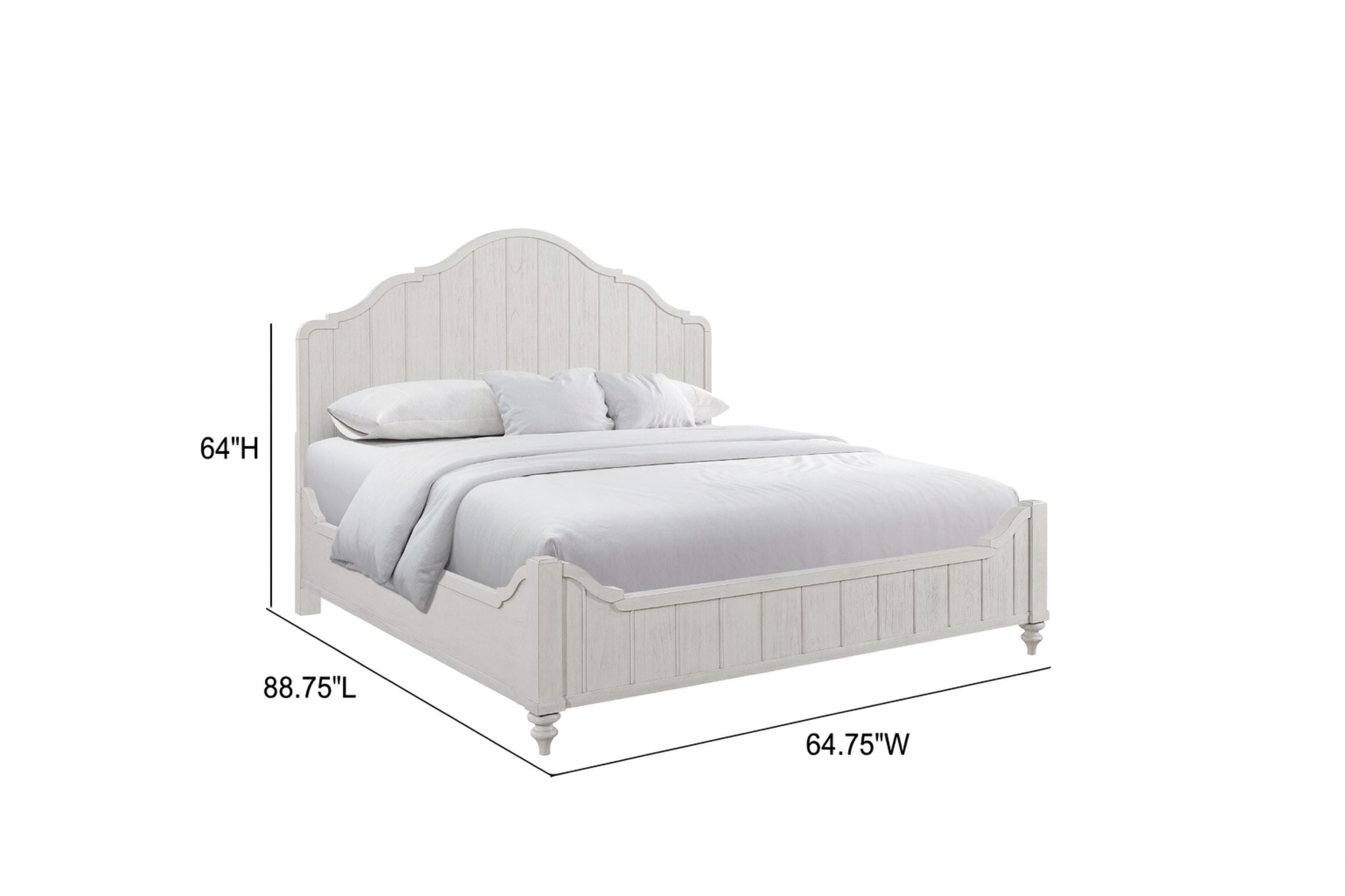 Wood Panel with Highback Accent Headboard