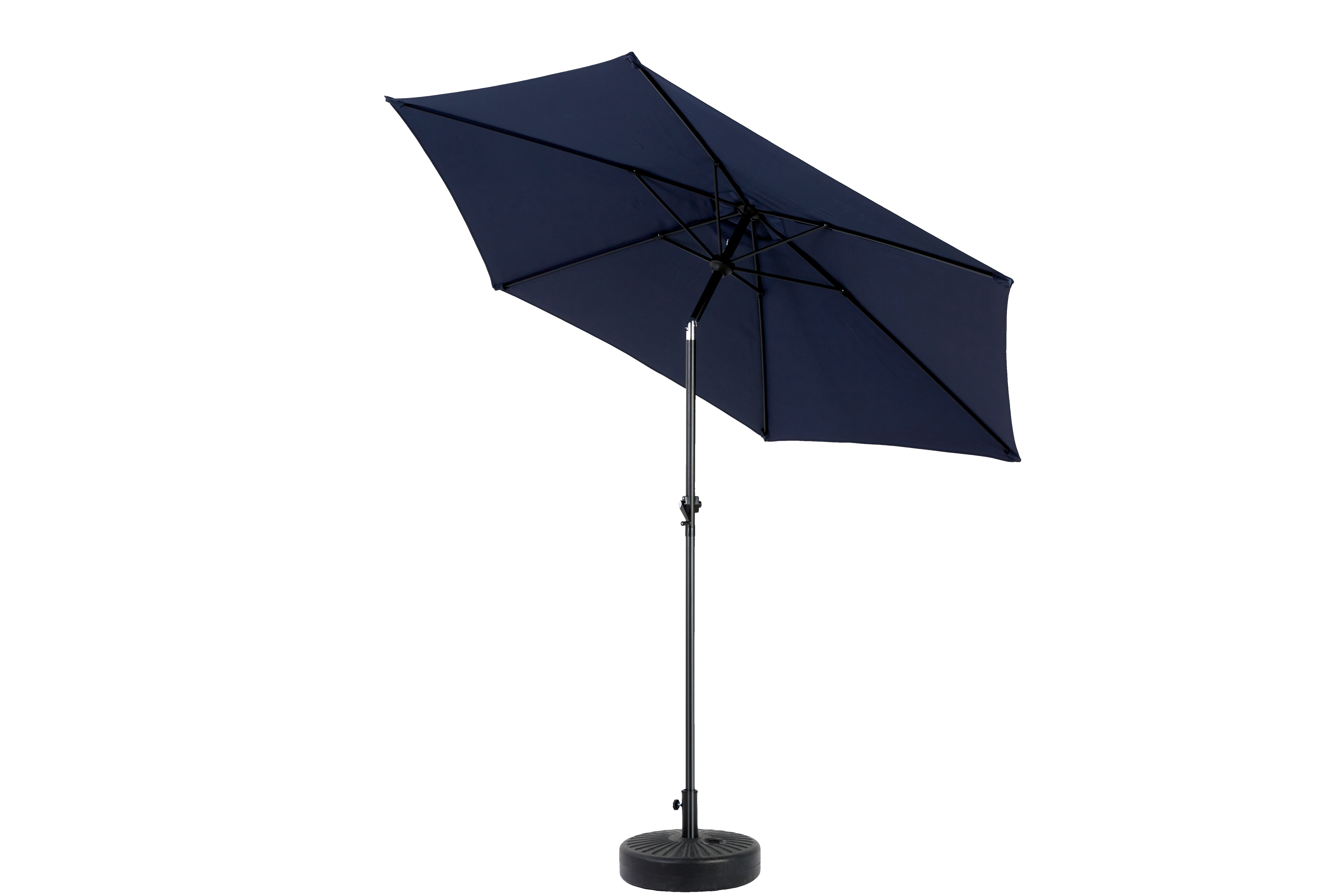 9' Outdoor Patio Umbrella Outdoor Table Umbrella with Push Button Tilt and Crank, Base Not Included