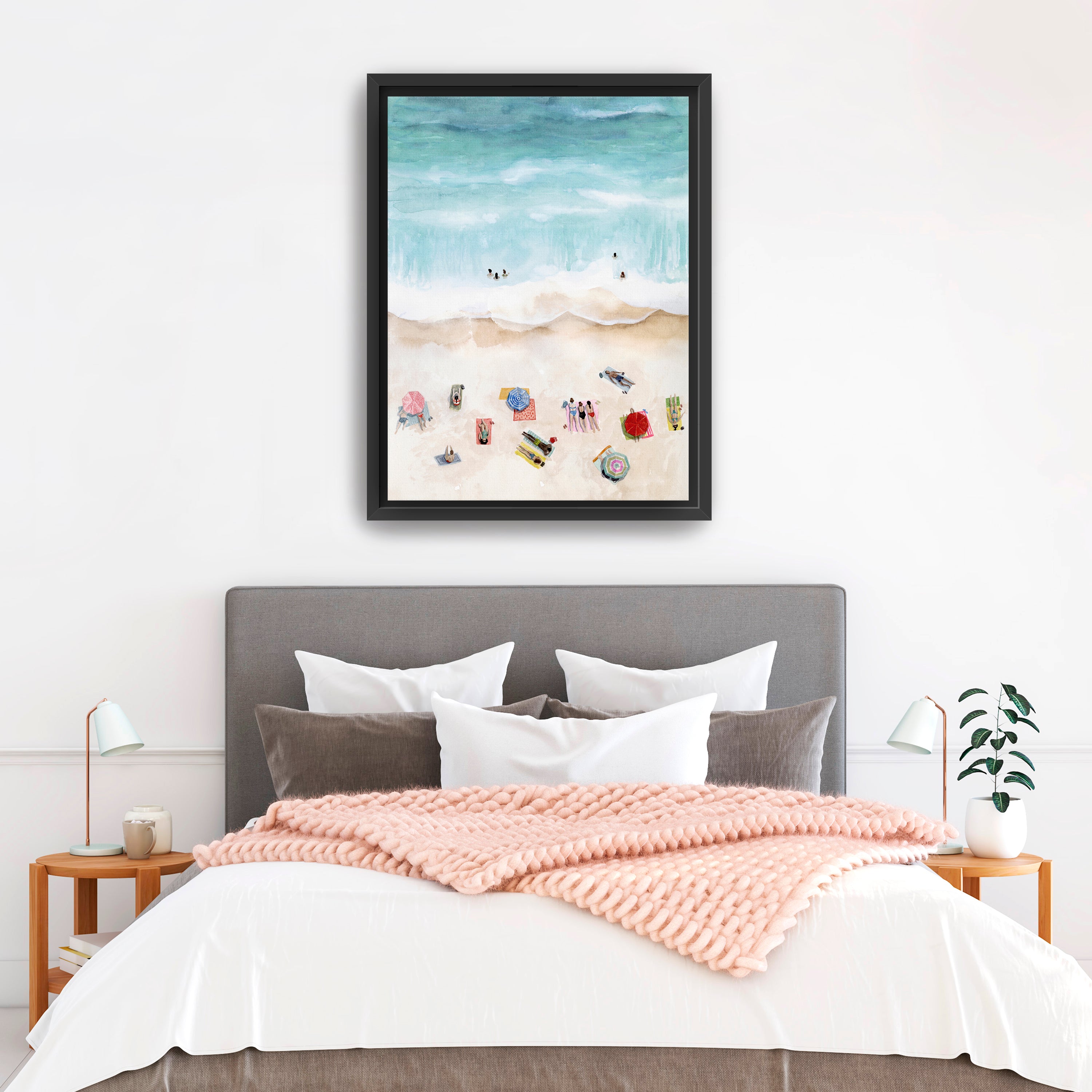 Beach Week I Canvas Giclee