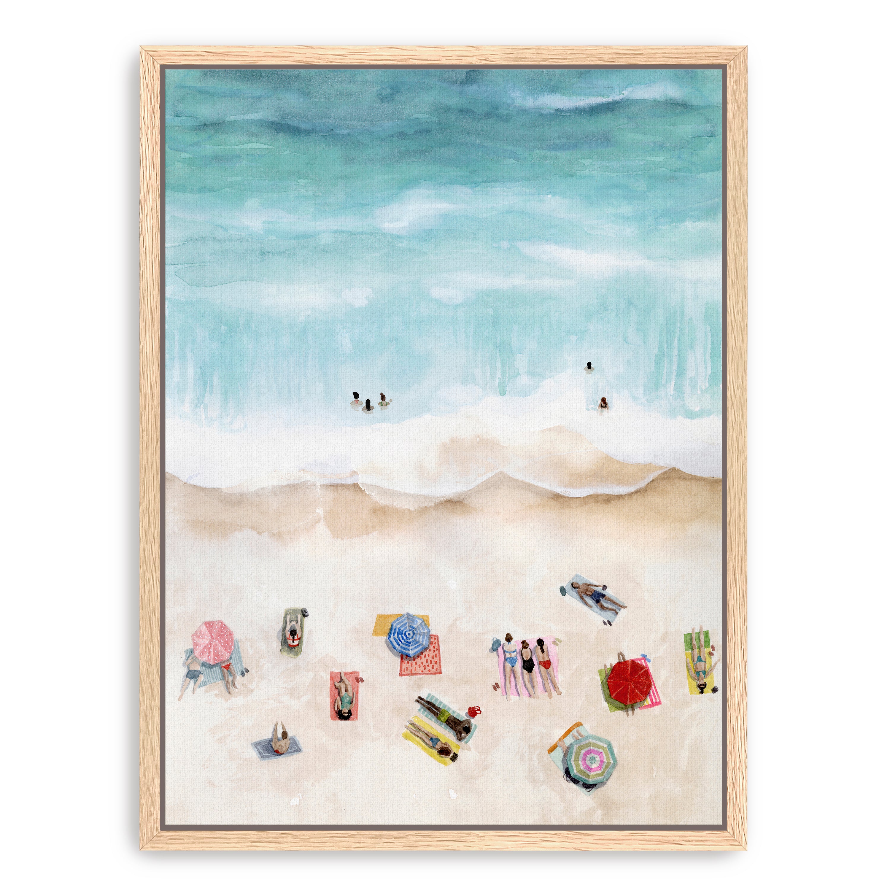 Beach Week I Canvas Giclee
