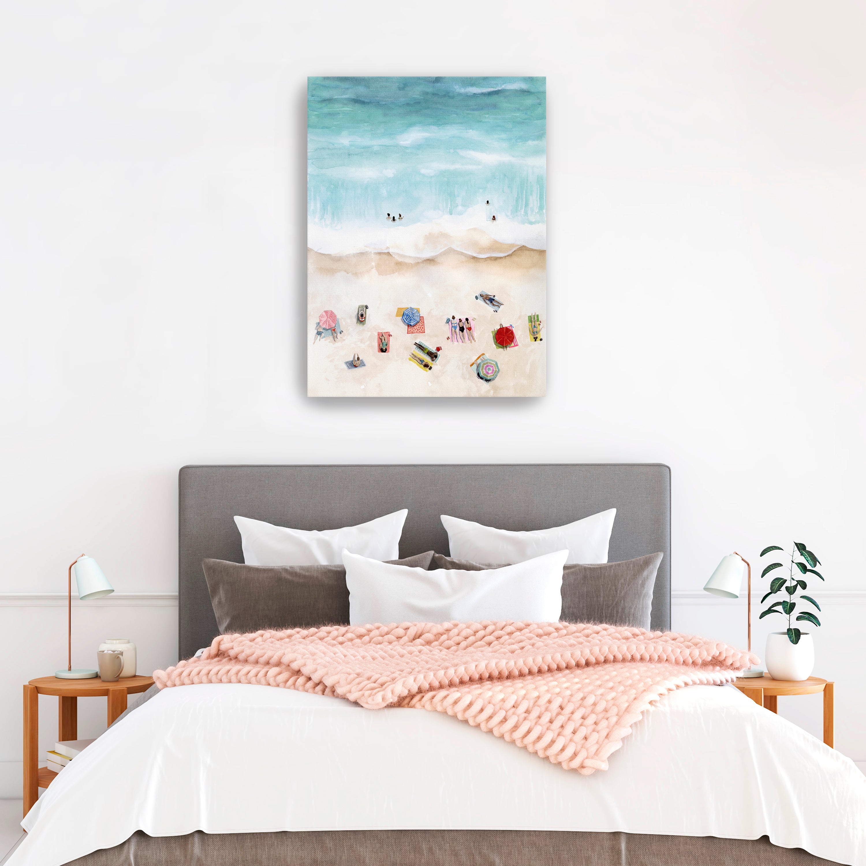 Beach Week I Canvas Giclee