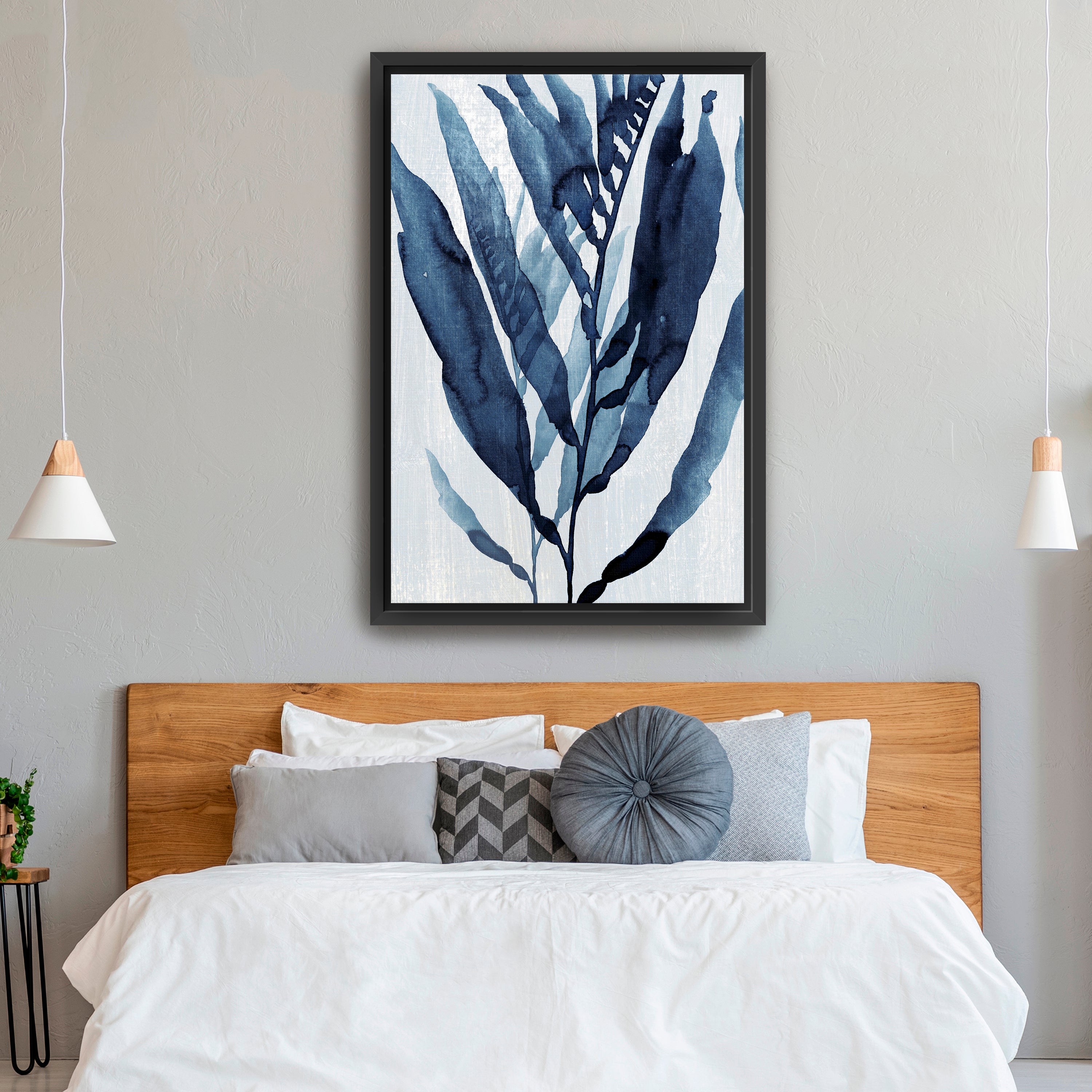 Blue Drift I Canvas Giclee