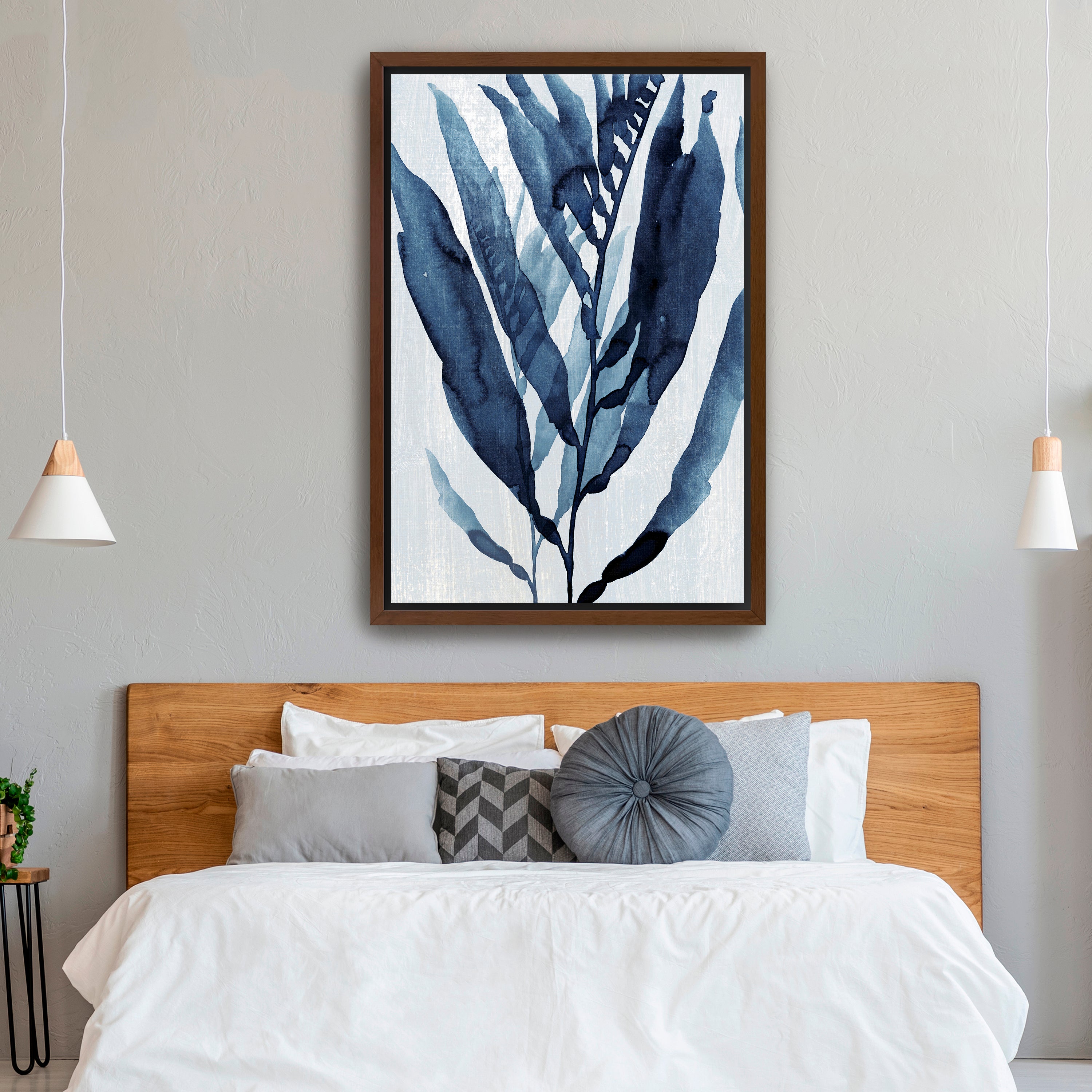 Blue Drift I Canvas Giclee