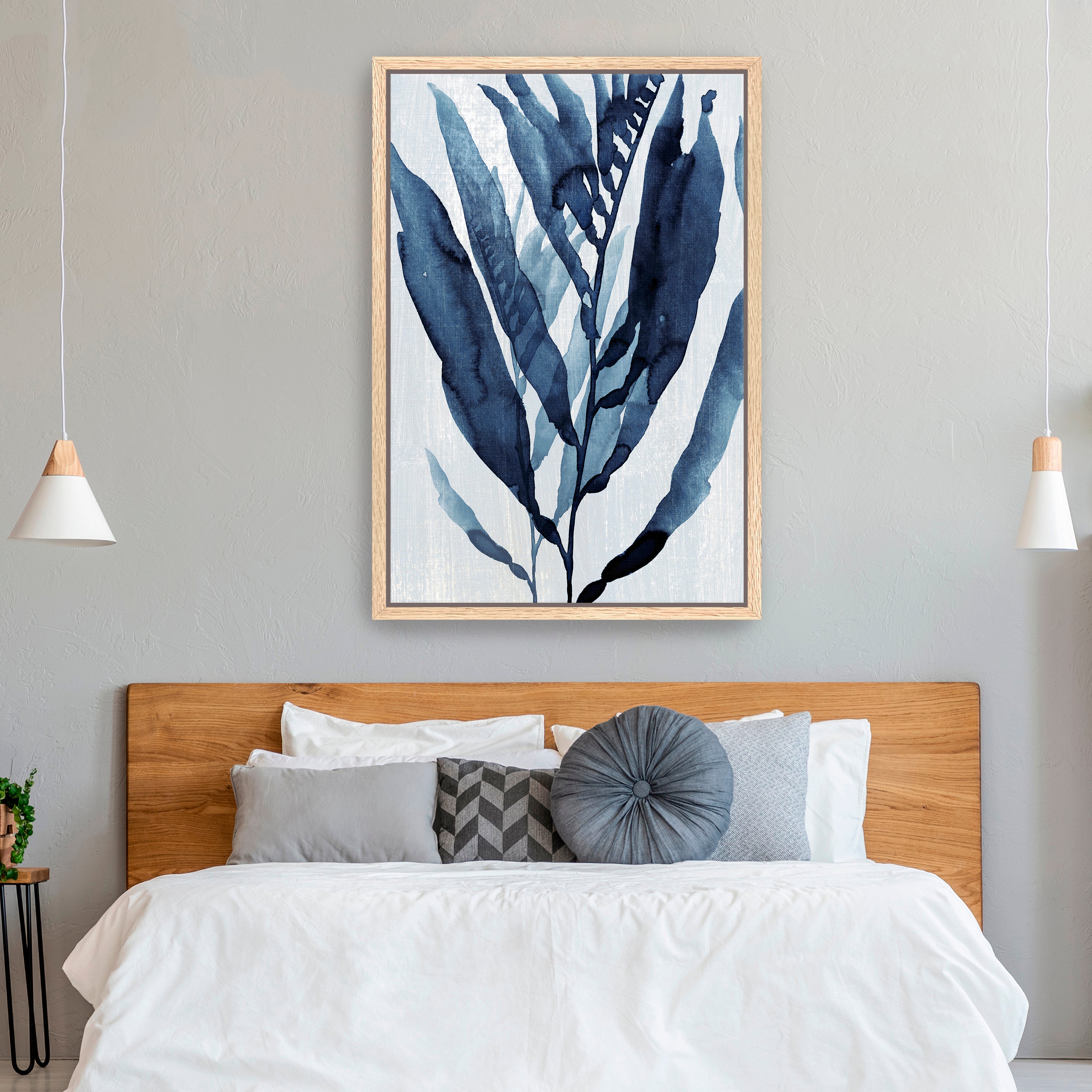 Blue Drift I Canvas Giclee