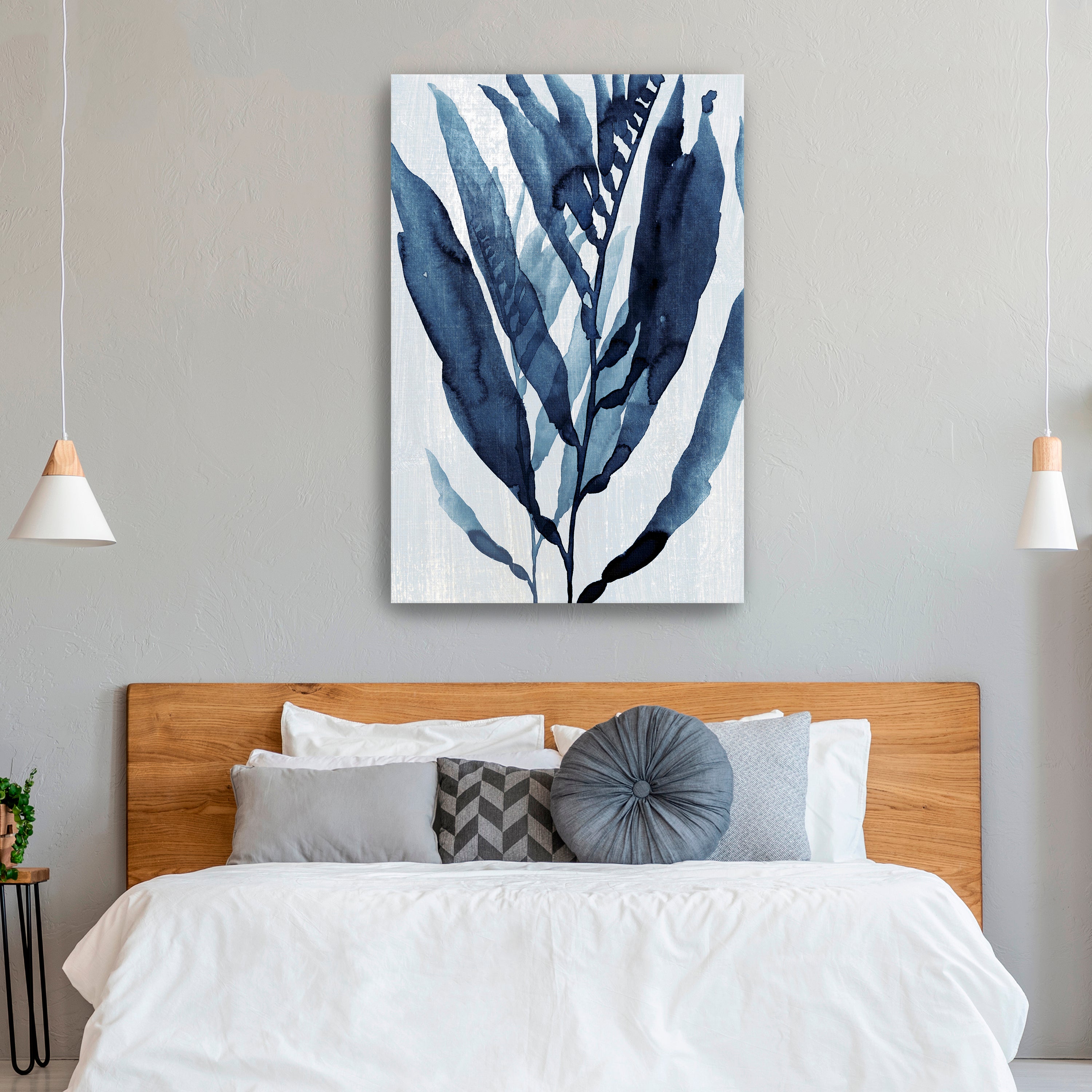 Blue Drift I Canvas Giclee