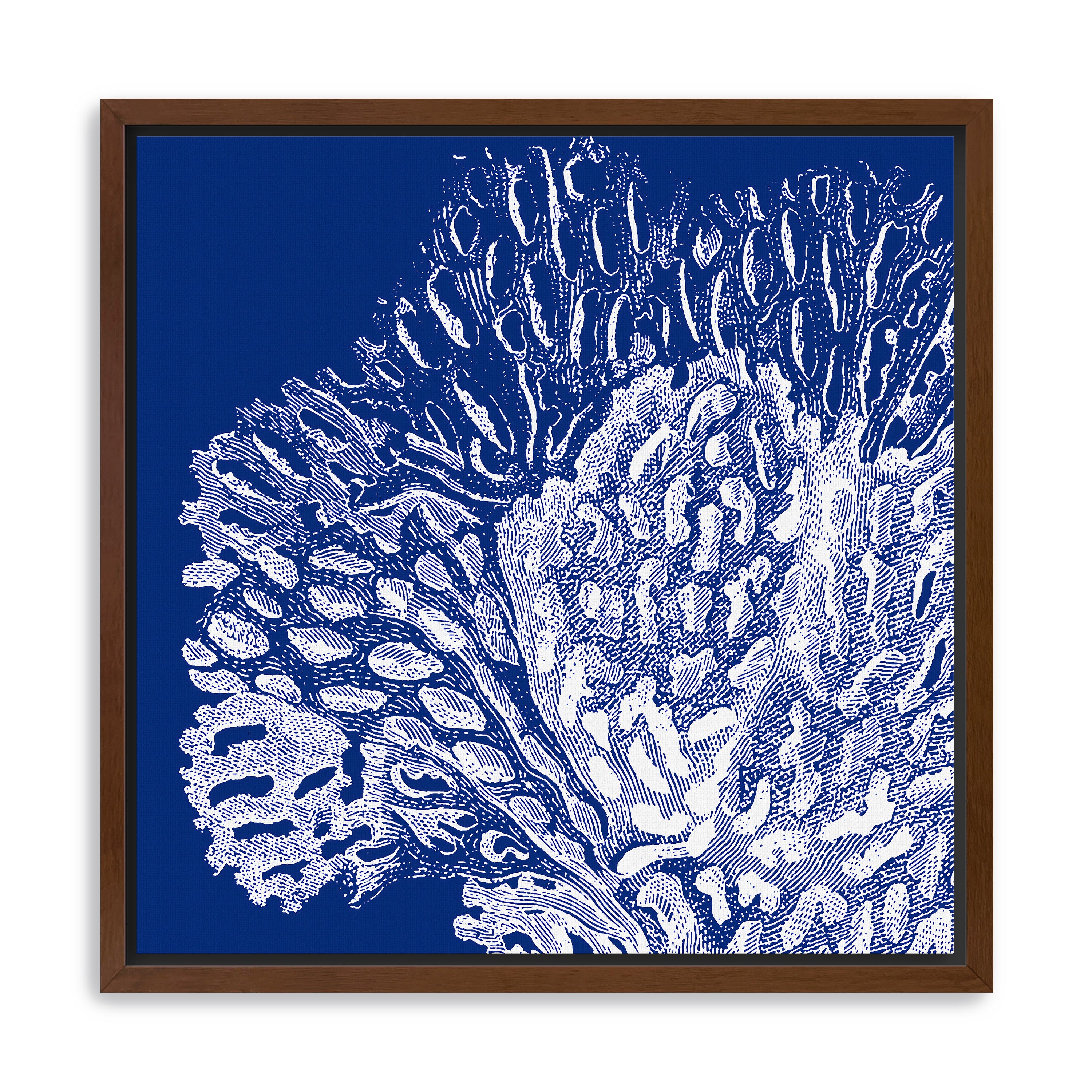 Saturated Coral III Canvas Giclee
