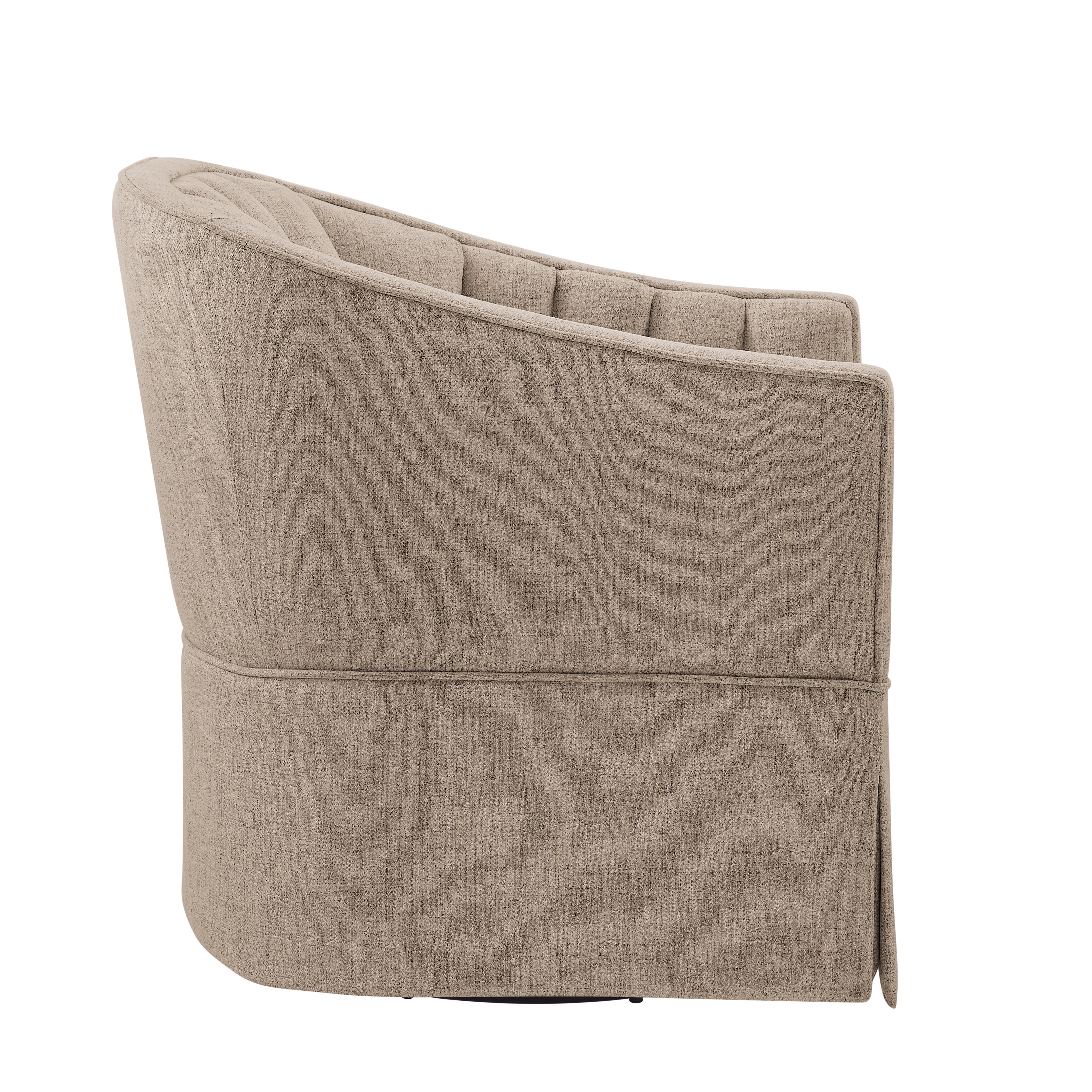 Skirted Swivel Accent Chair