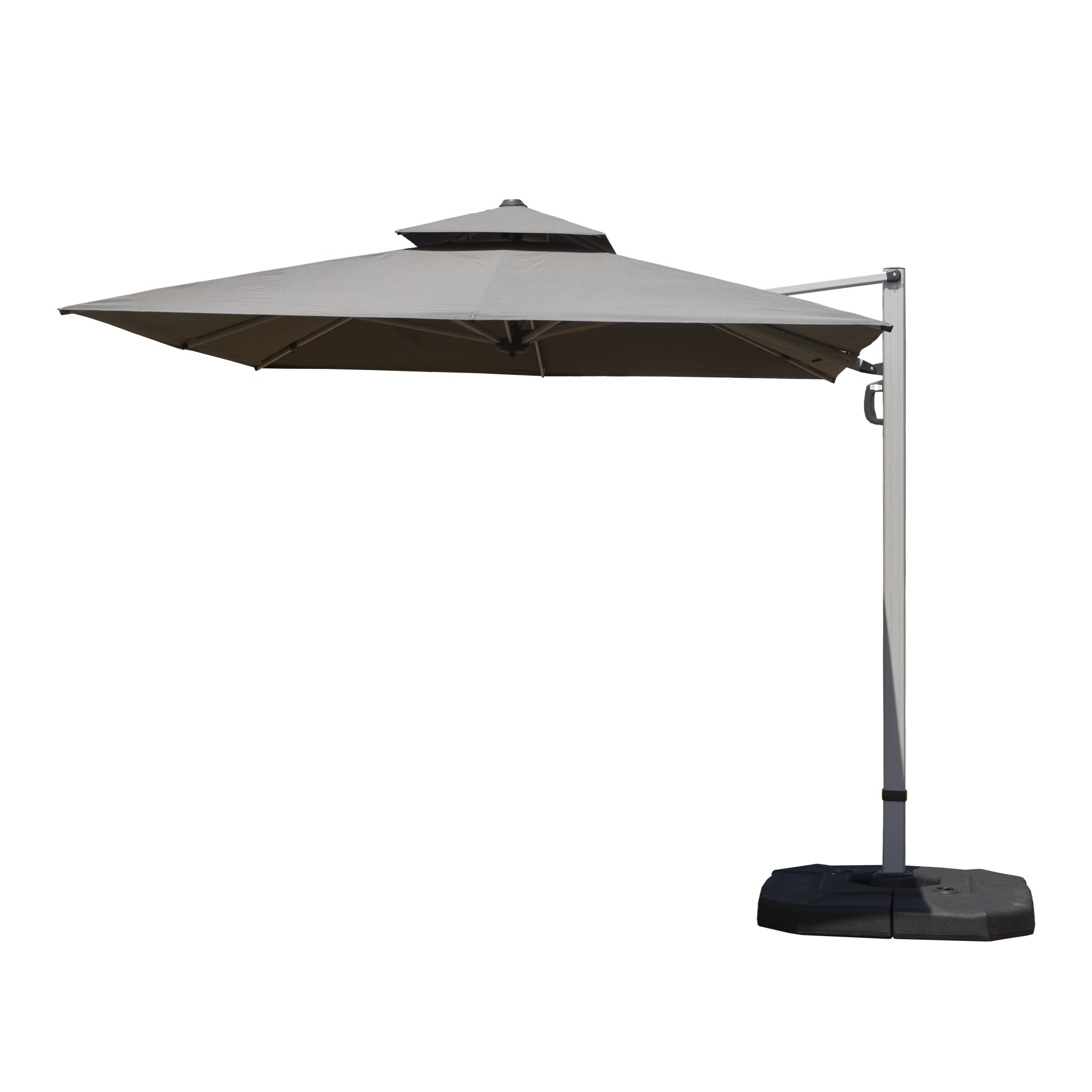 9'x 11' Rectangle Cantilever Umbrella with Center Pole, Base Not Included