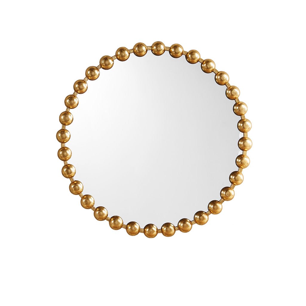 27" Diameter Beaded Round Wall Mirror - Mirrors
