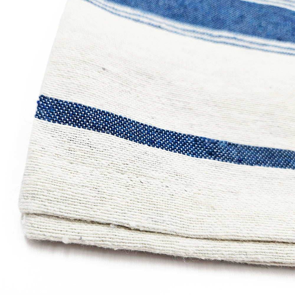 50x60' Brighton Blue Striped Throw Blanket, 2 Pack