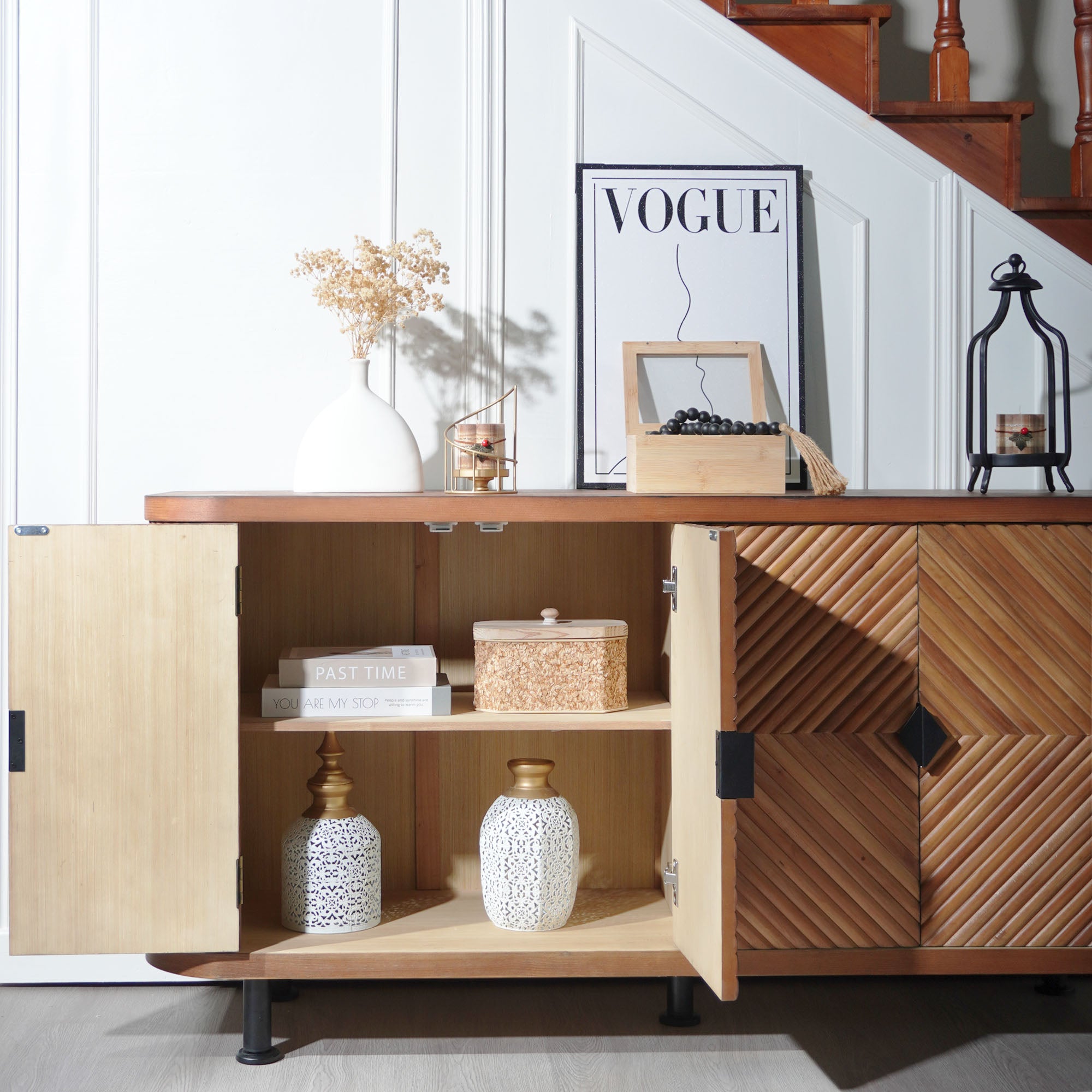 Modern Accent Storage Cabinet