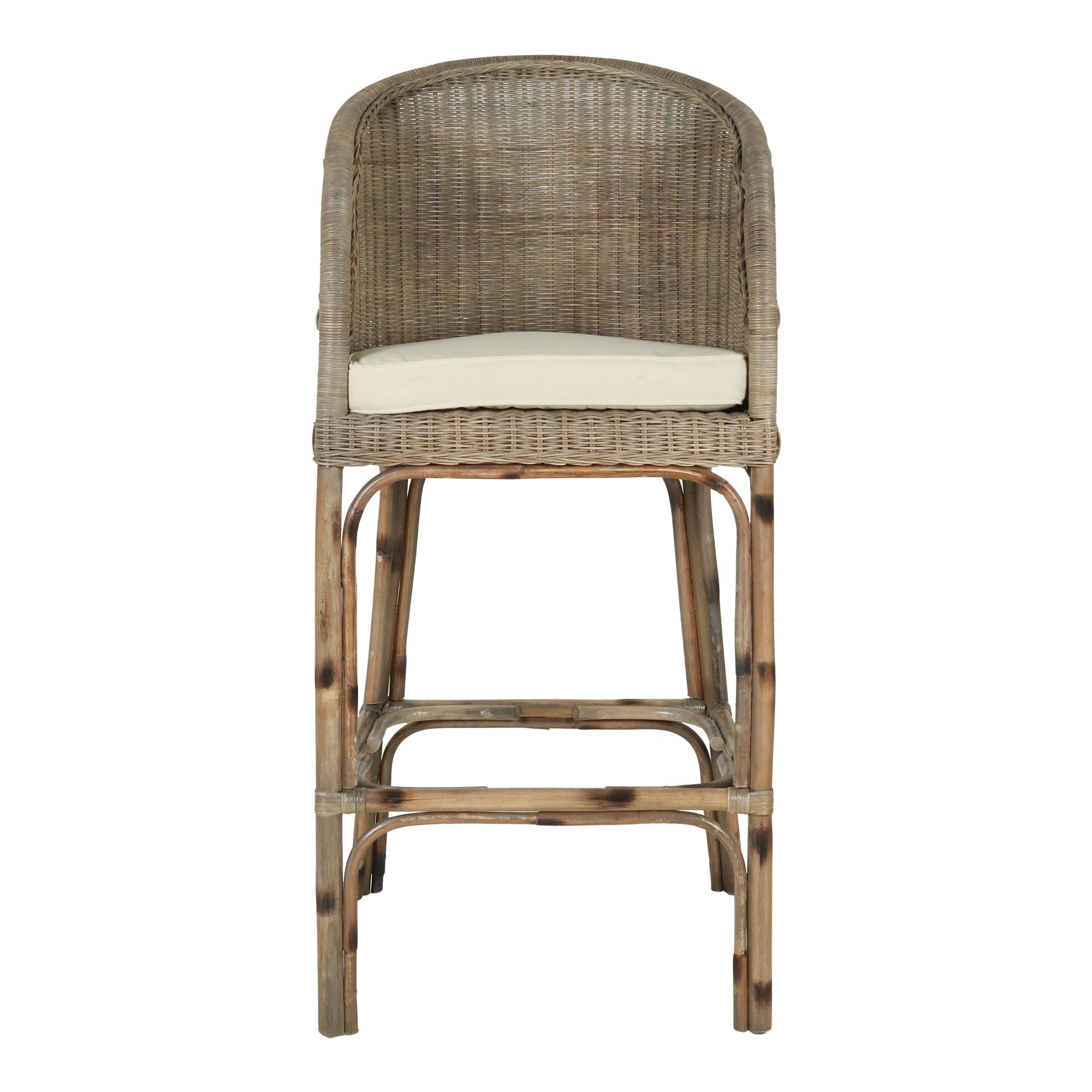 Delia Rattan Bar Stool