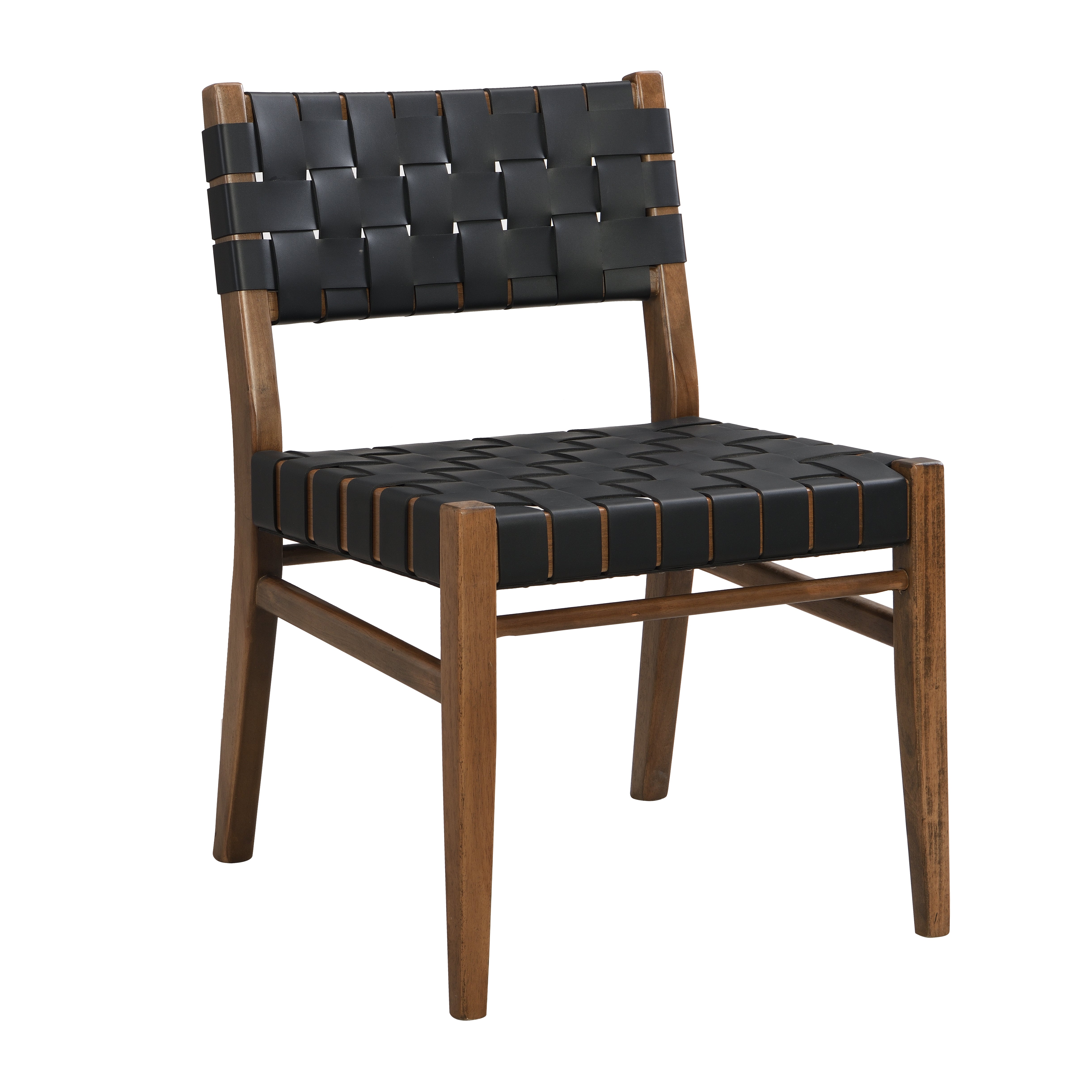 Crosswell 5-Piece Dining Set with Woven Chairs