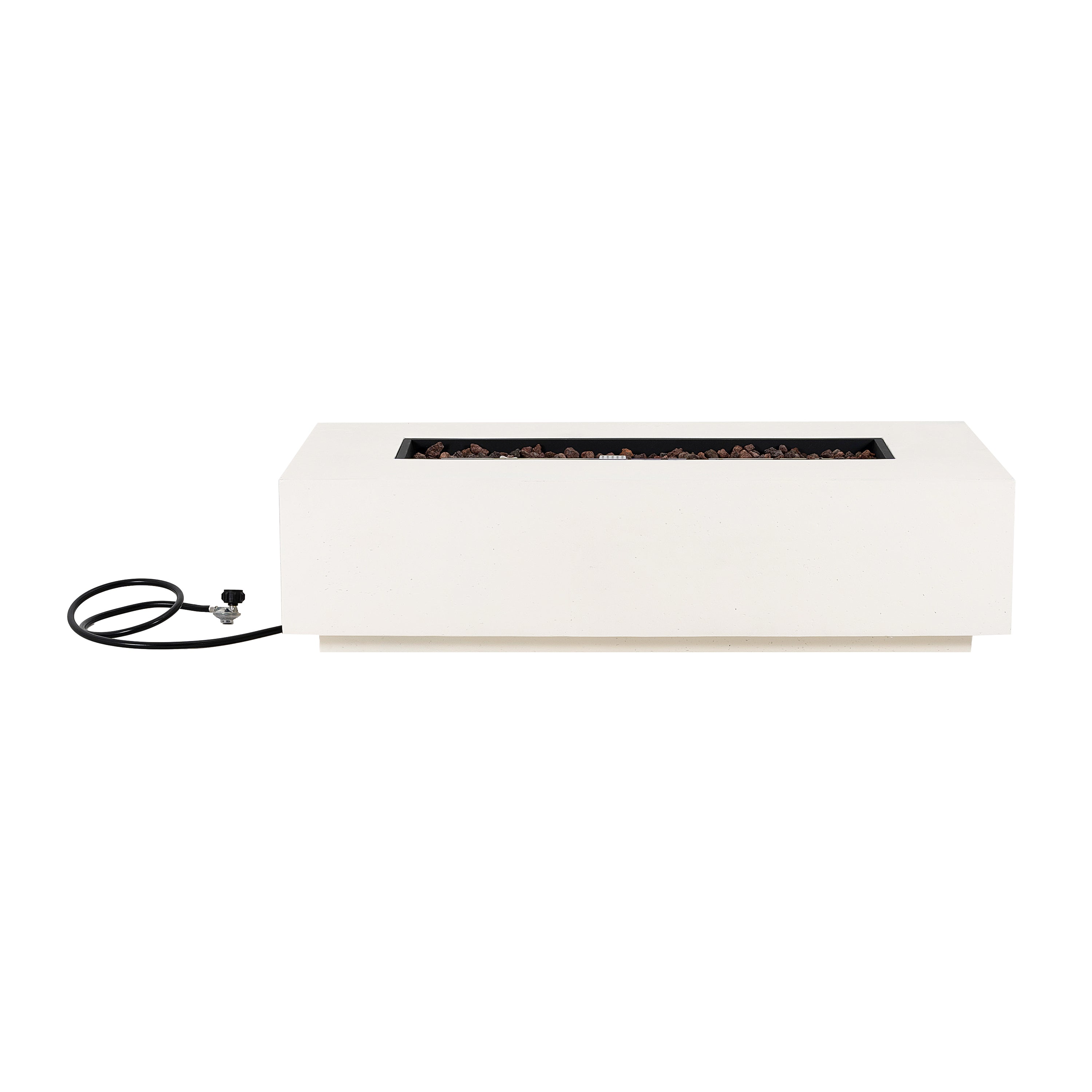 Outdoor 56" Rectangular 50,000 BTU Fire Pit, Tank Cover Not Included