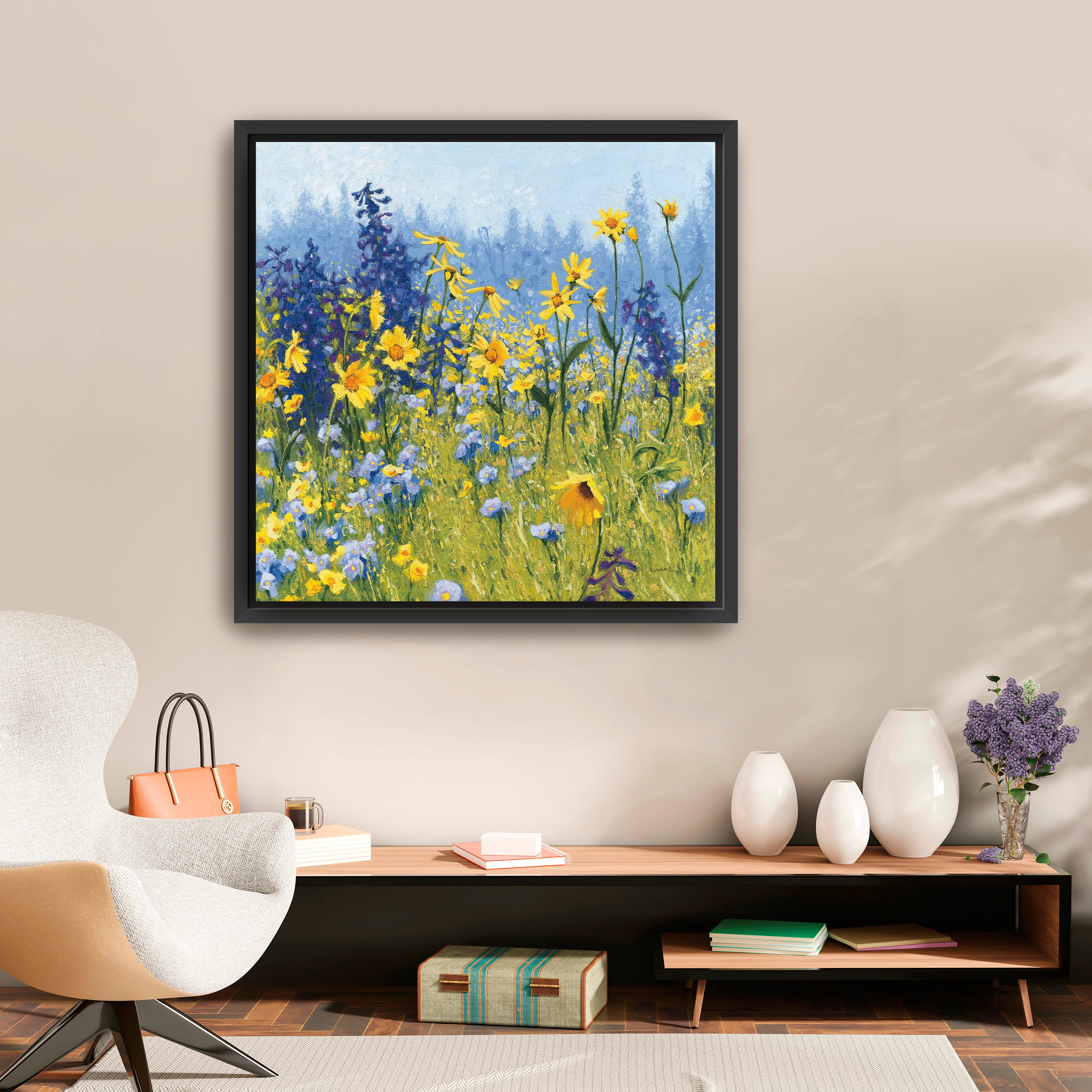 Joyful in July III Canvas Giclee