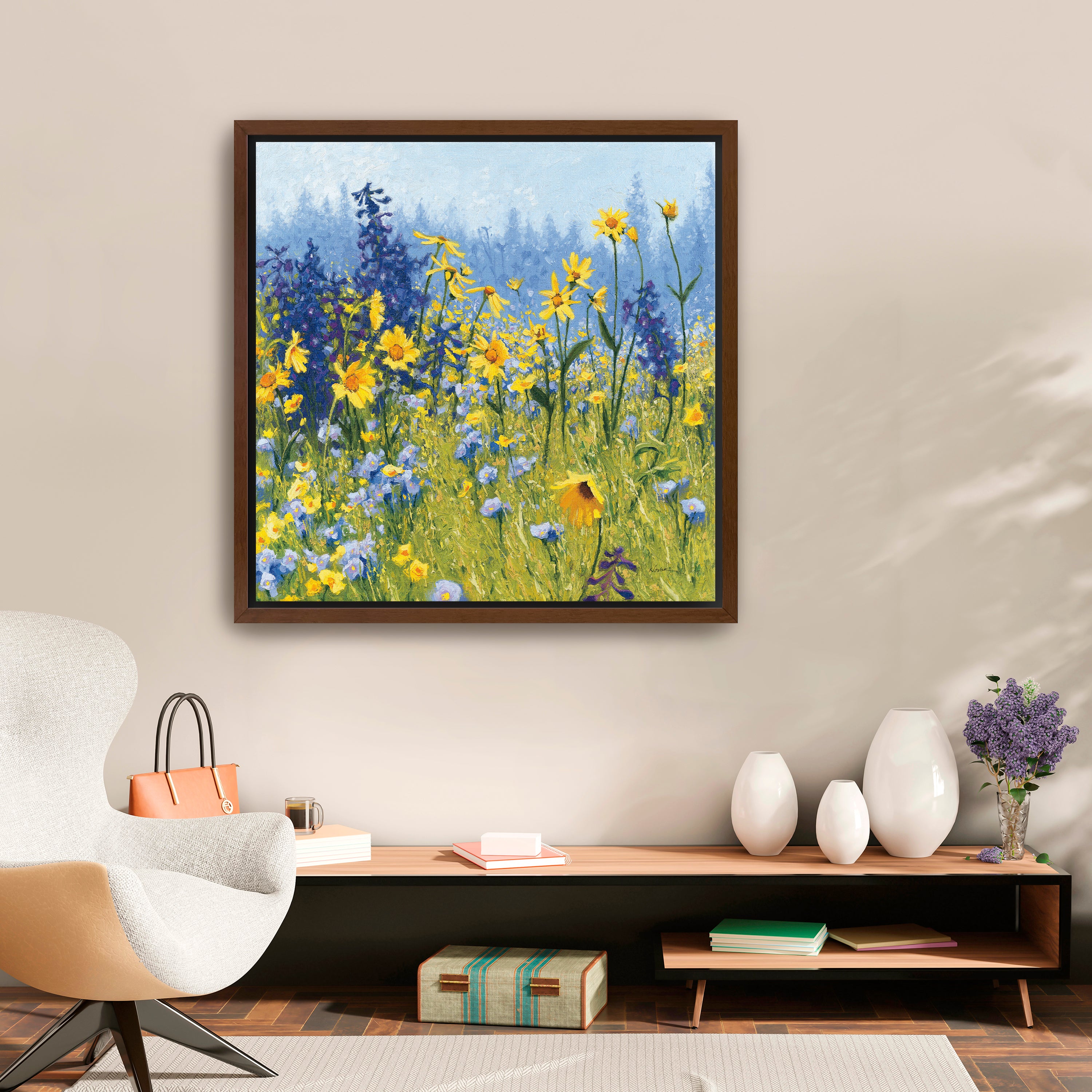 Joyful in July III Canvas Giclee