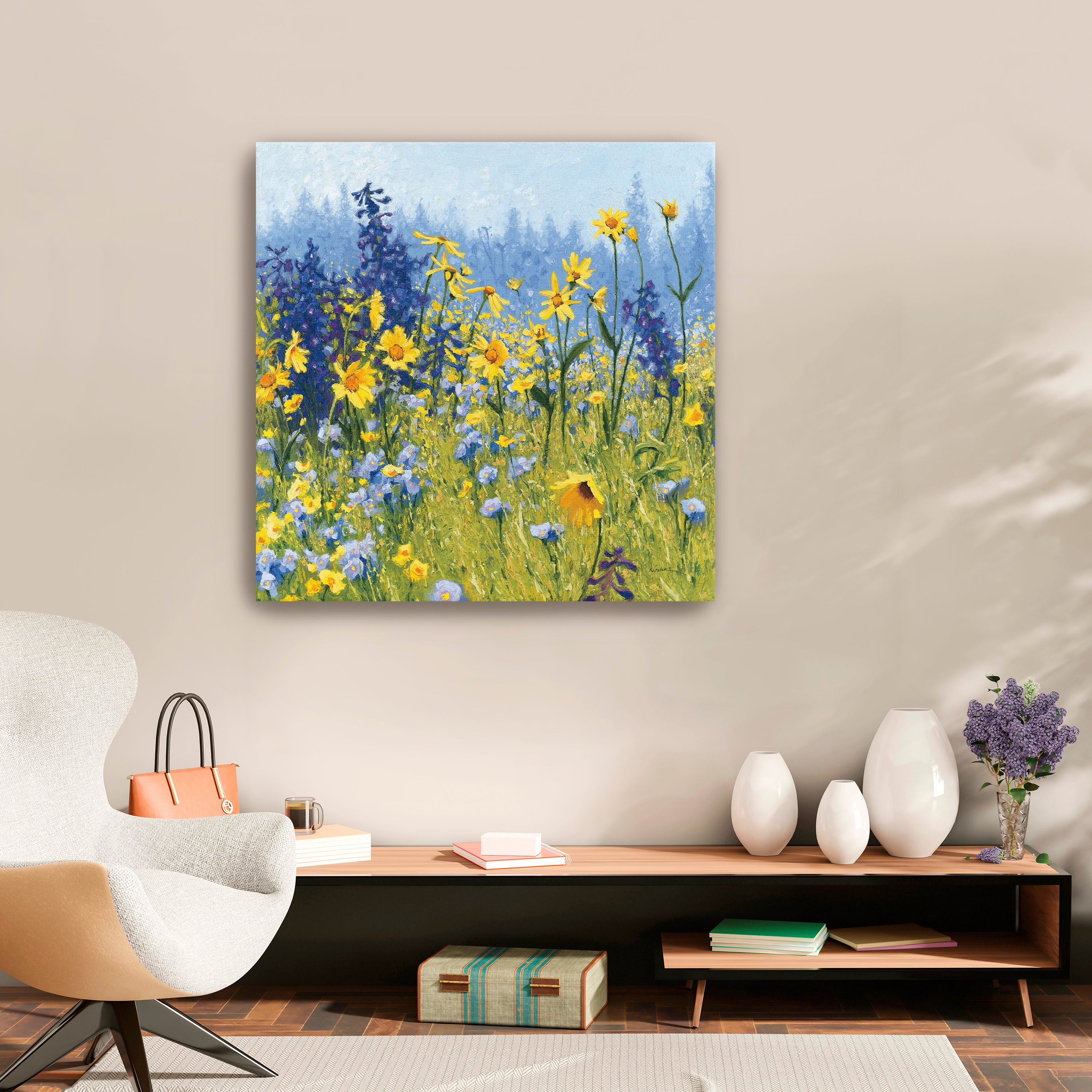 Joyful in July III Canvas Giclee
