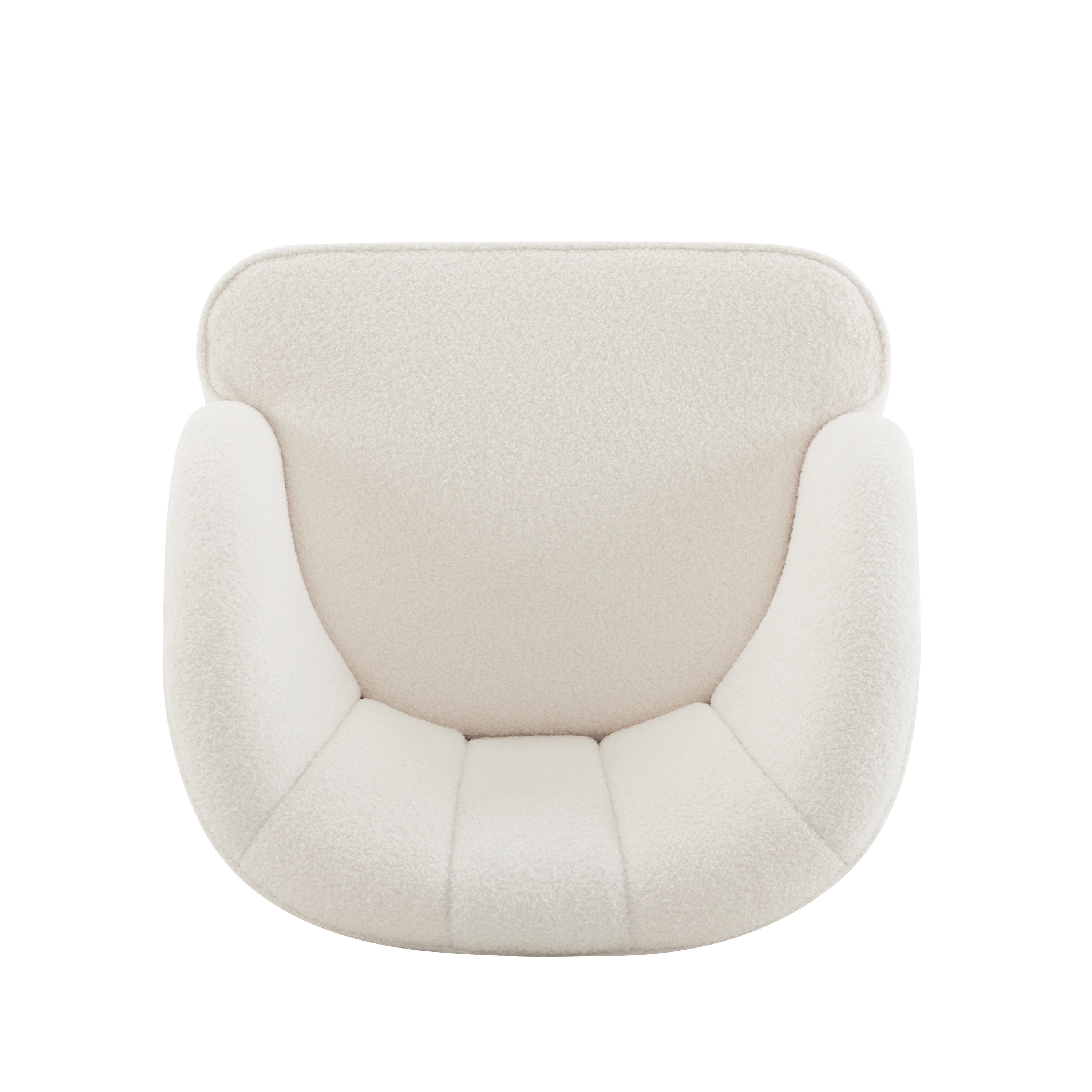 Upholstered Barrel Accent Chair