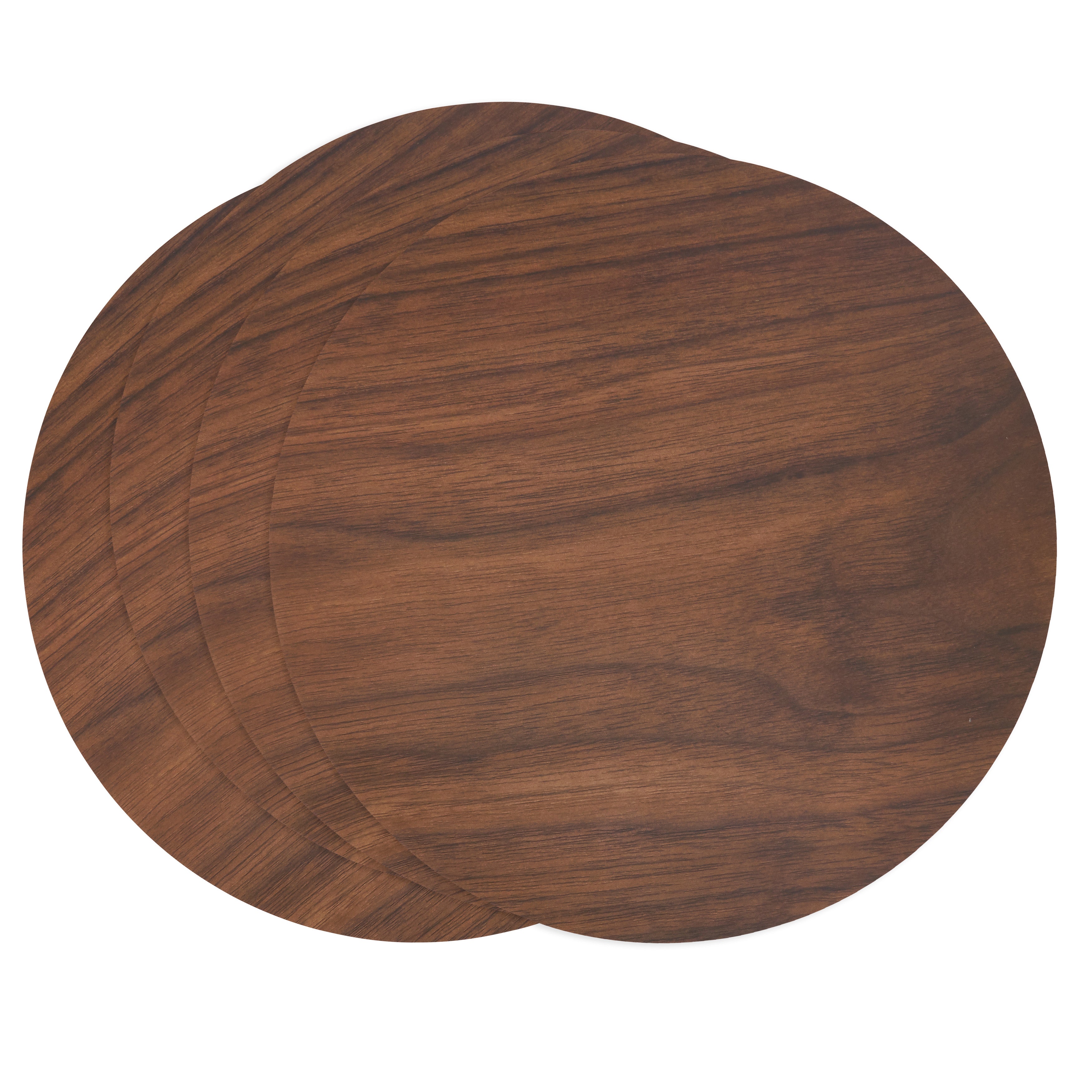 Wooden Print Placemat, Set of 4