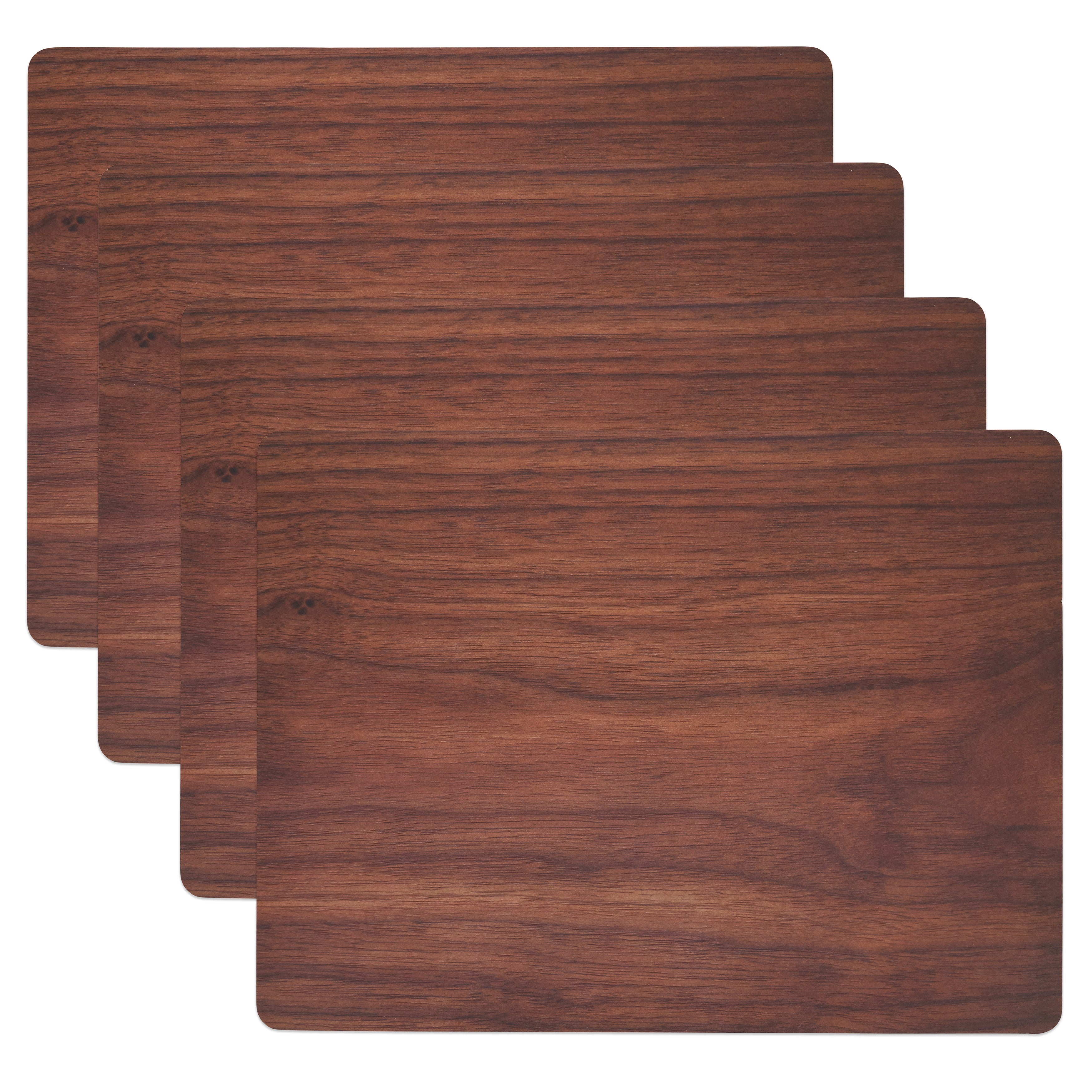 Wood Print Placemat, Set of 4