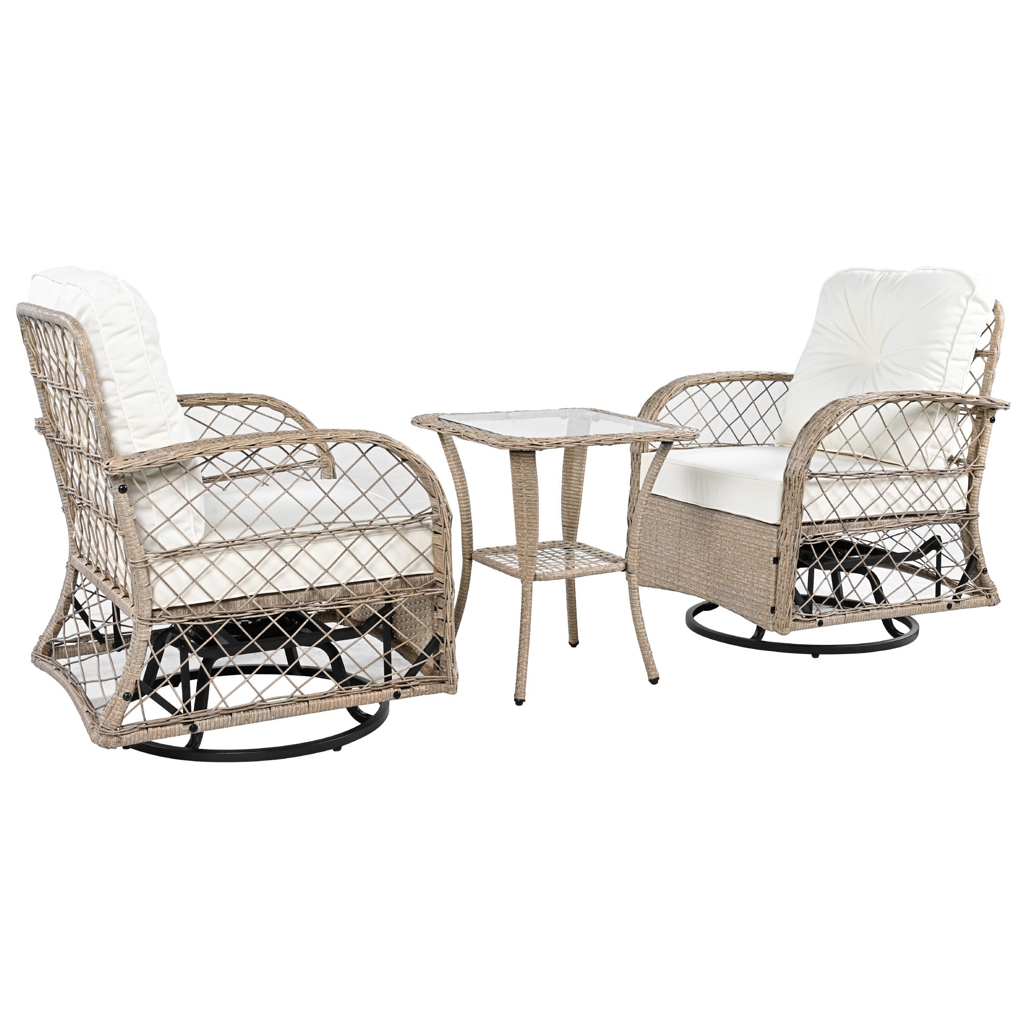3-Piece Outdoor Chat Set