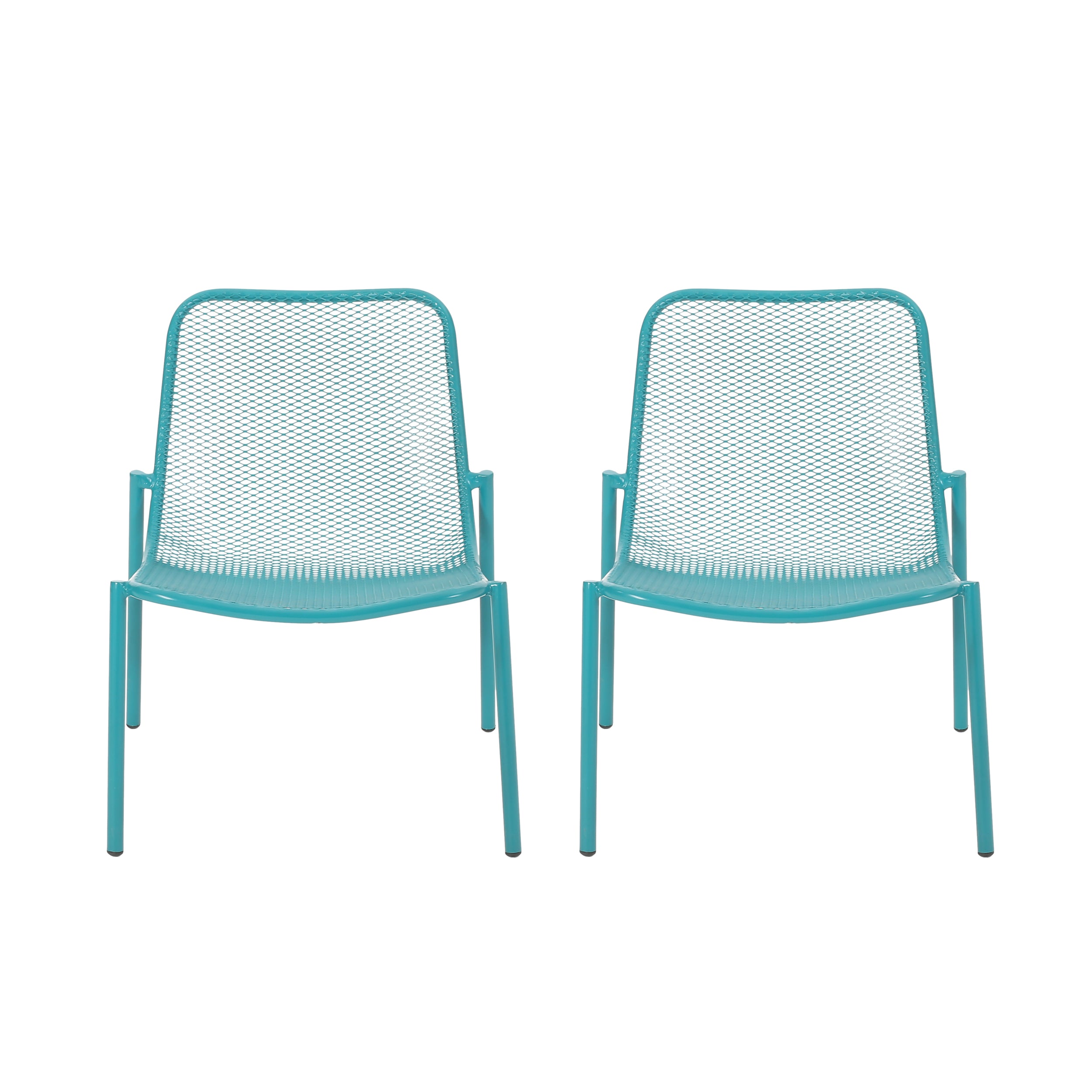 Kincaid Stackable Iron Chairs, Set of 2
