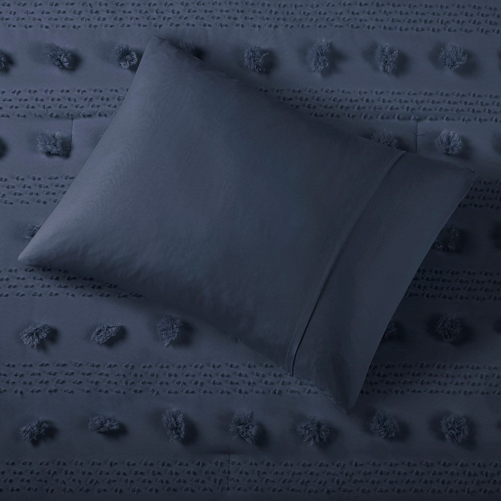 Clipped Jacquard Comforter Set