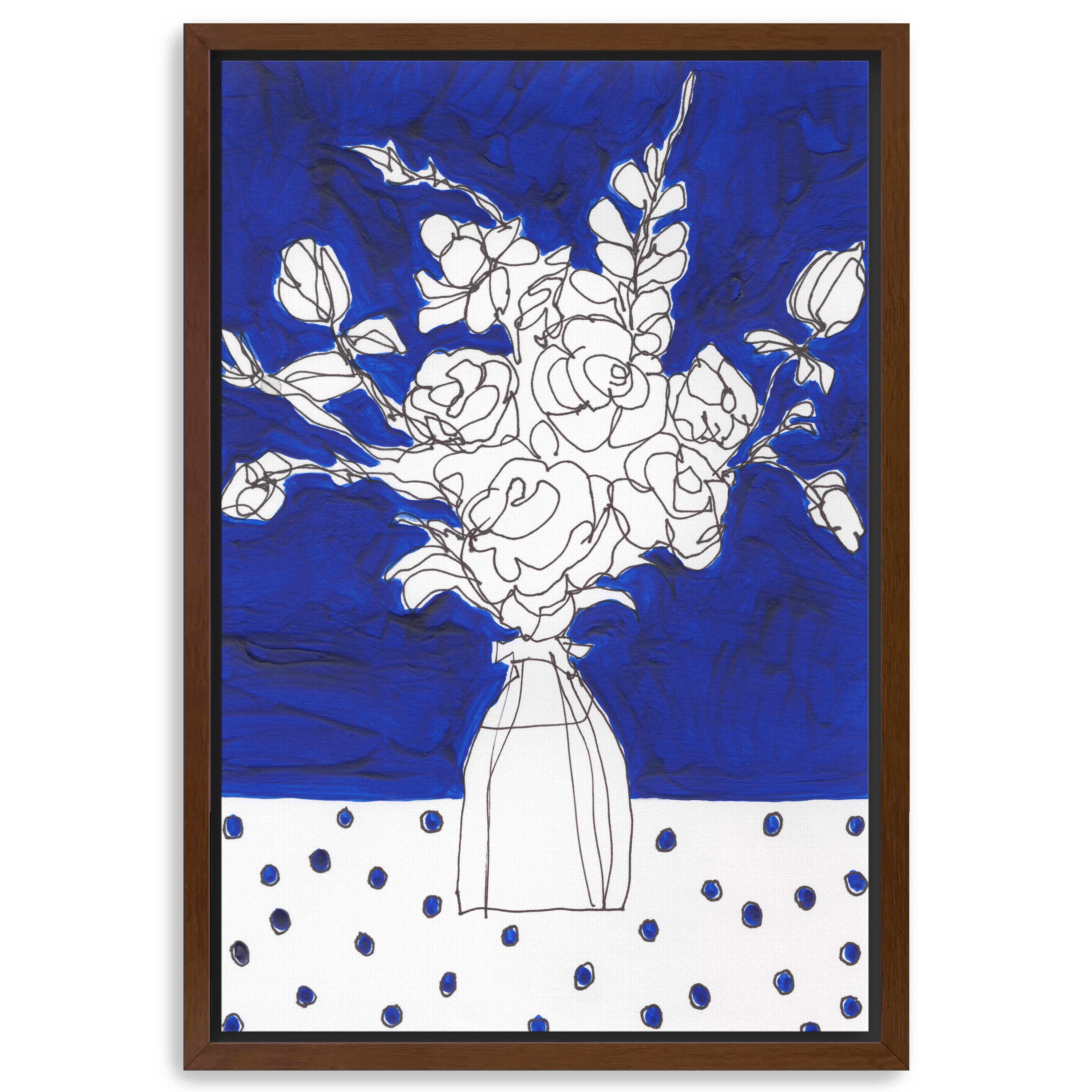 Floral Jardiniere II Canvas Giclee