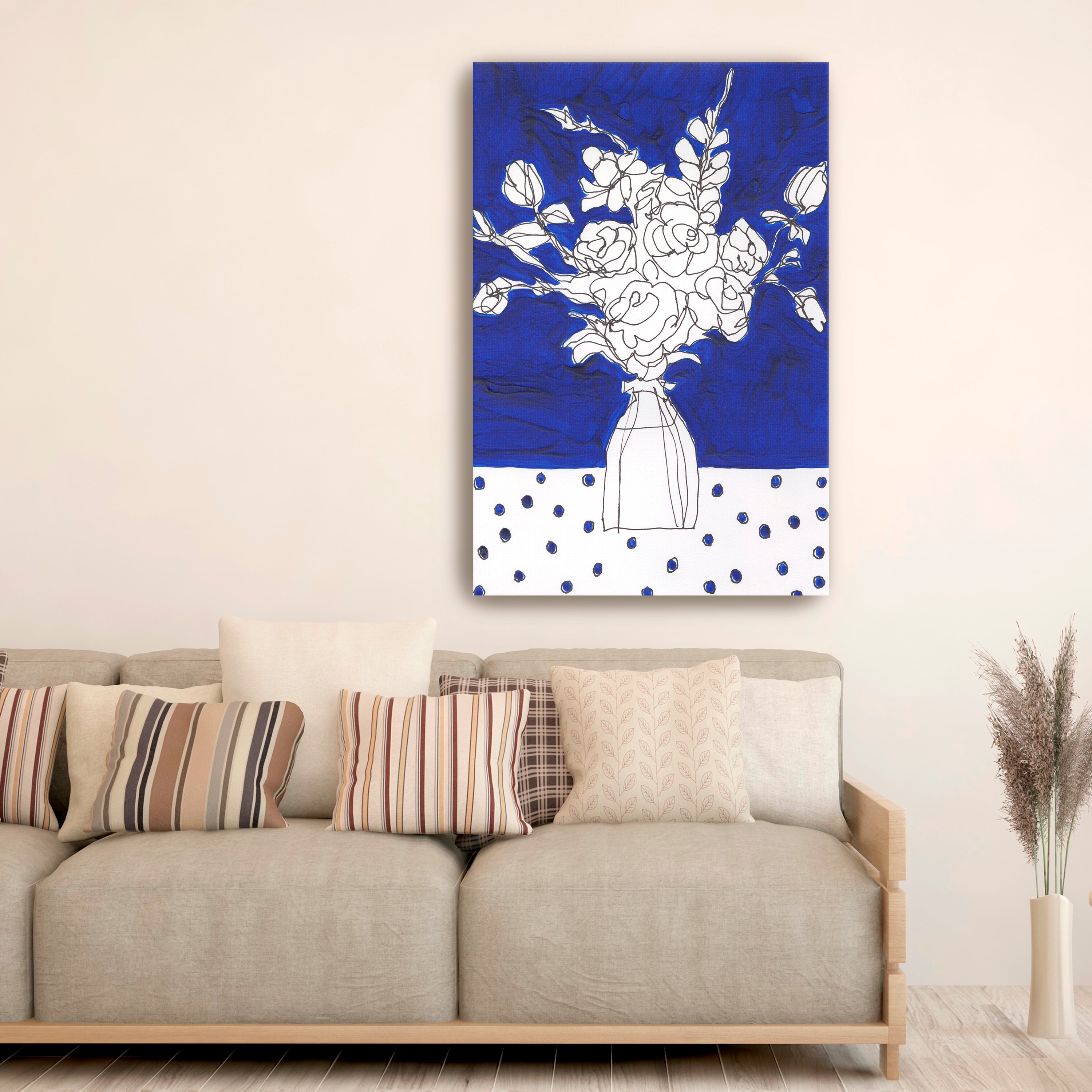 Floral Jardiniere II Canvas Giclee