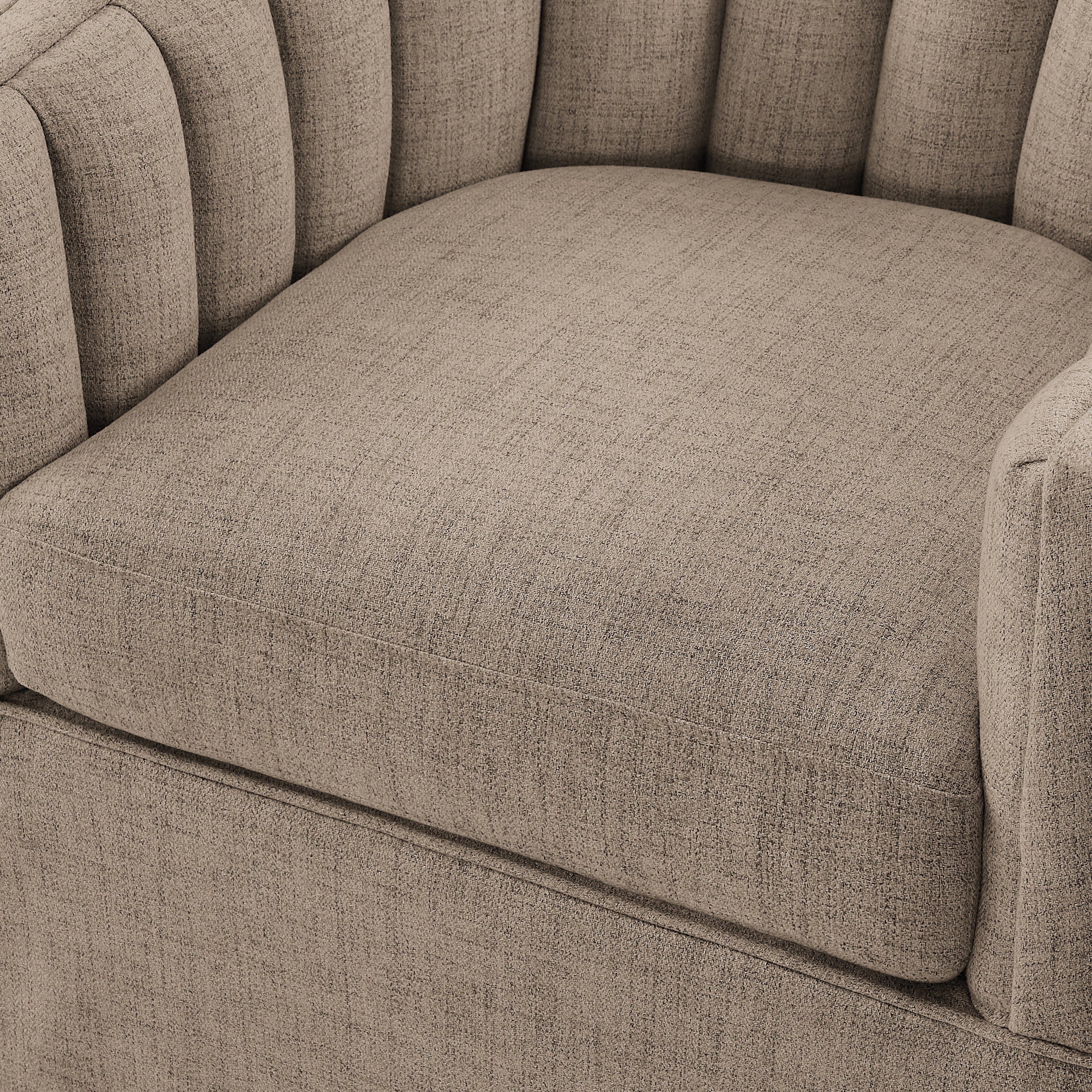 Skirted Swivel Accent Chair