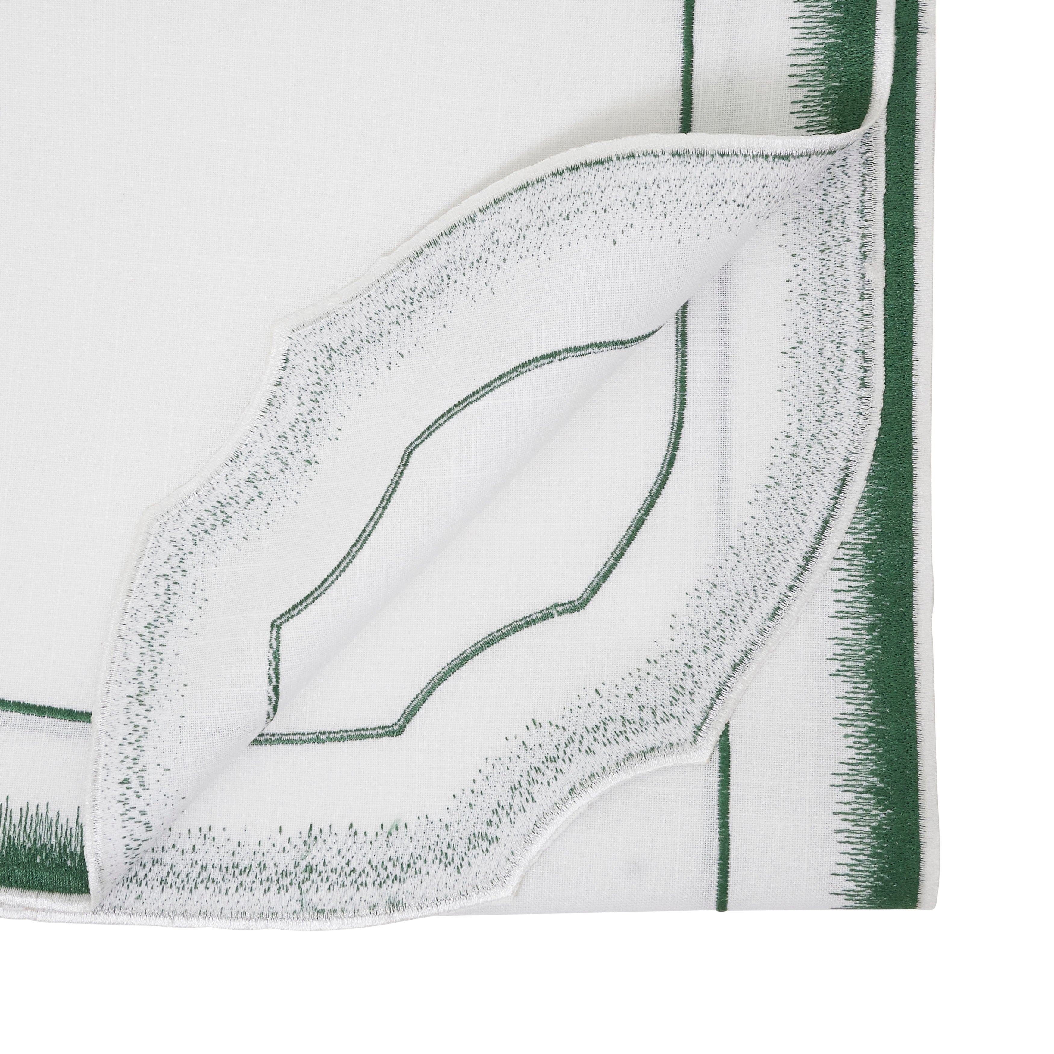 Elegant Embroidery Detail Table Runner
