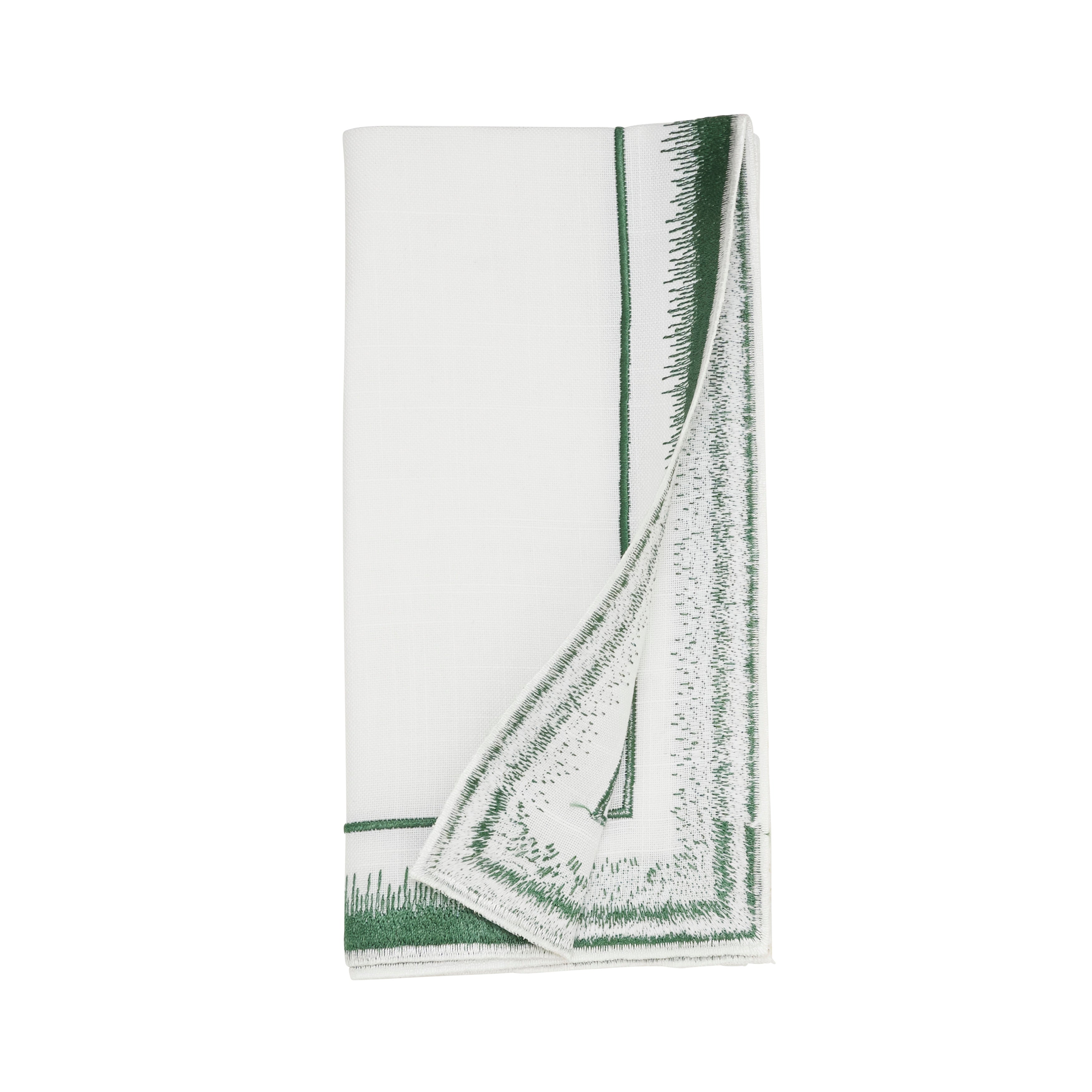 Elegant Embroidery Detail Napkin, Set of 4