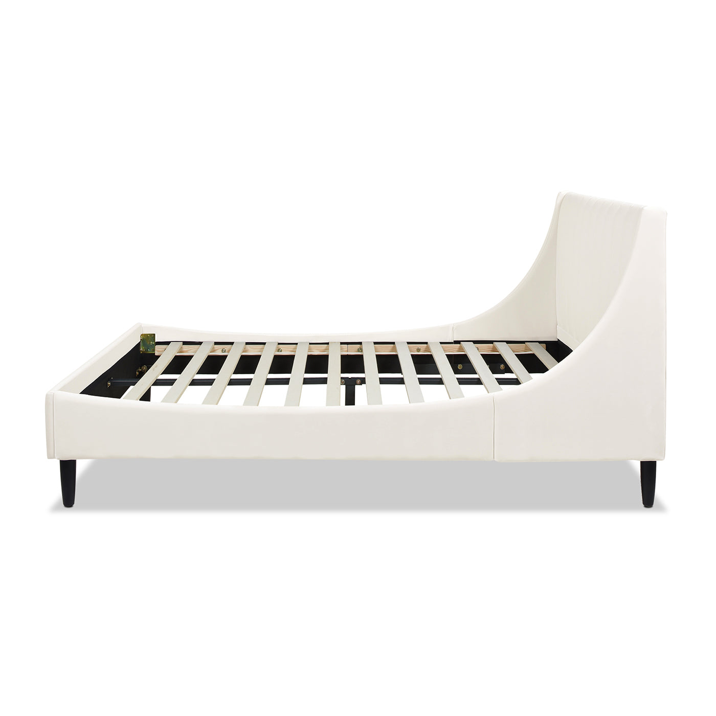 Asphodel Upholstered Platform Bed with Channel Tufted Headboard