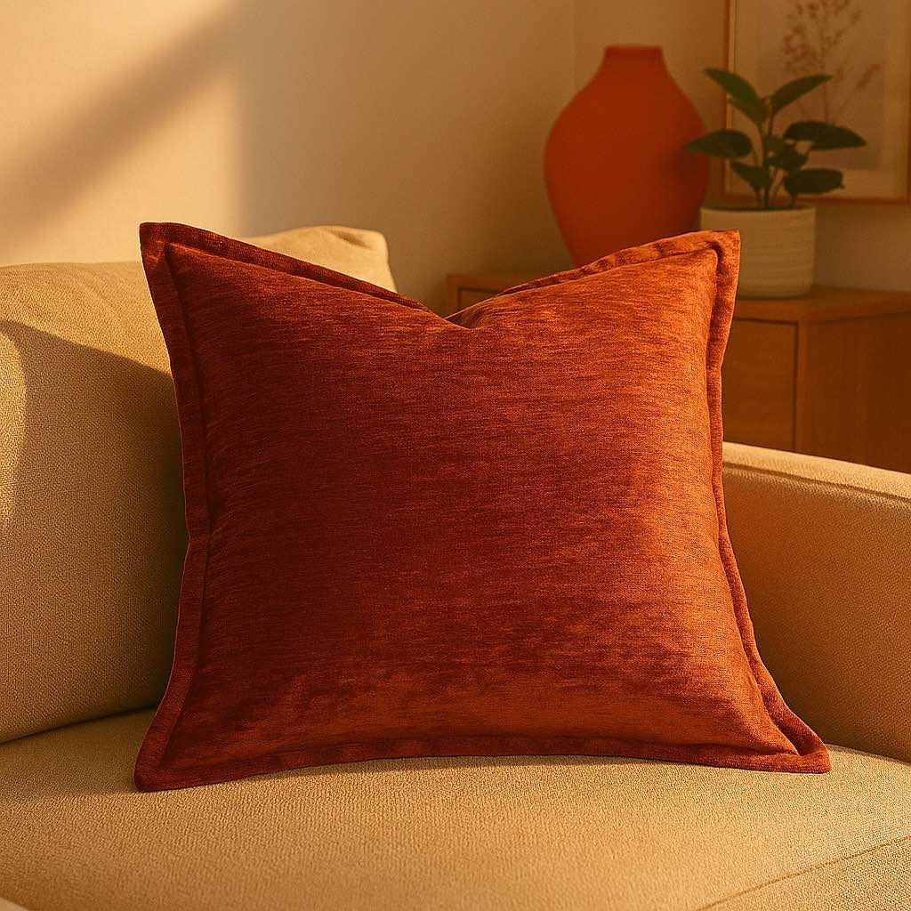 Velvet Throw Pillow with Luxe Shine