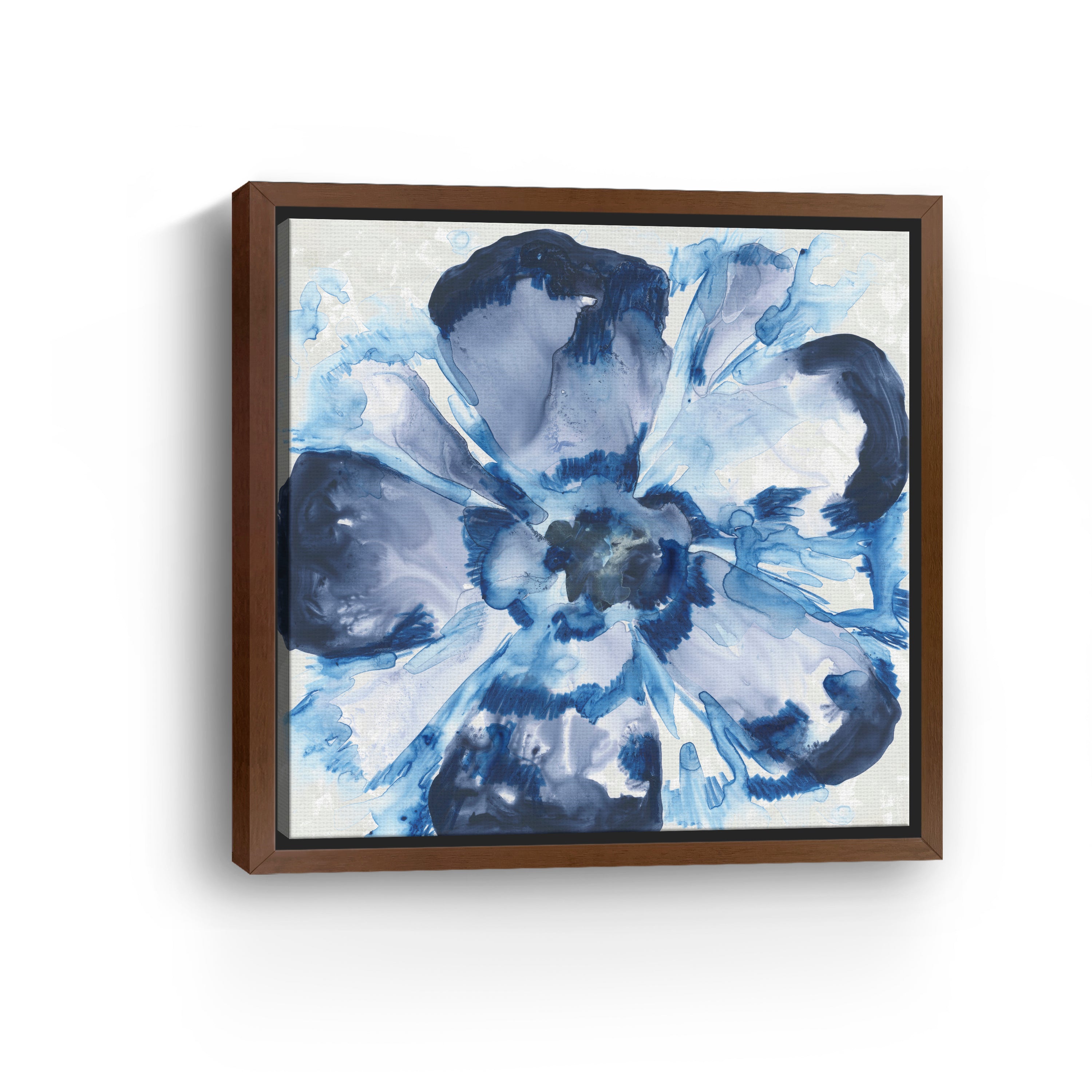 Blue Glass Flower I Canvas Giclee