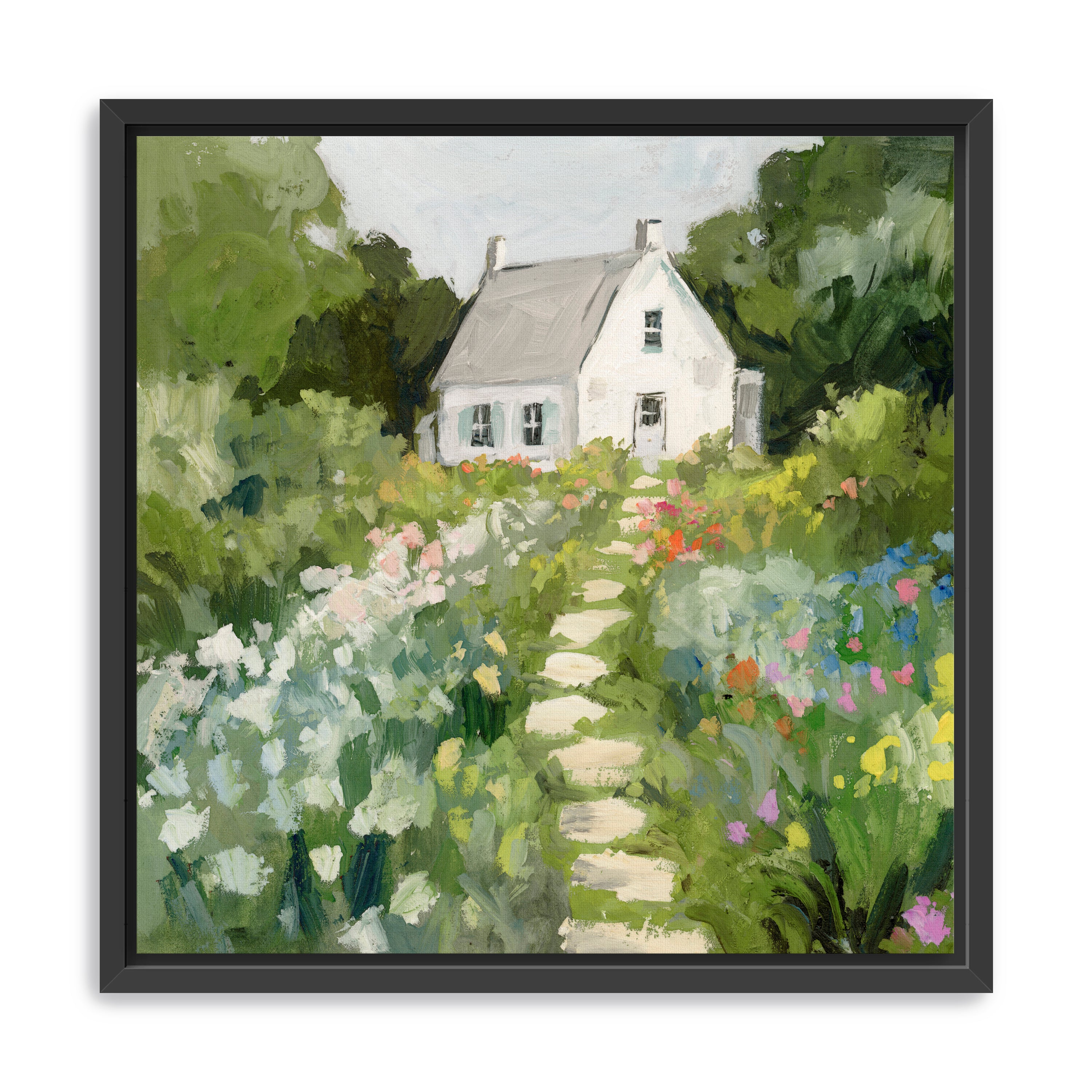 The House She Dreamt of I Canvas Giclee Wall Art