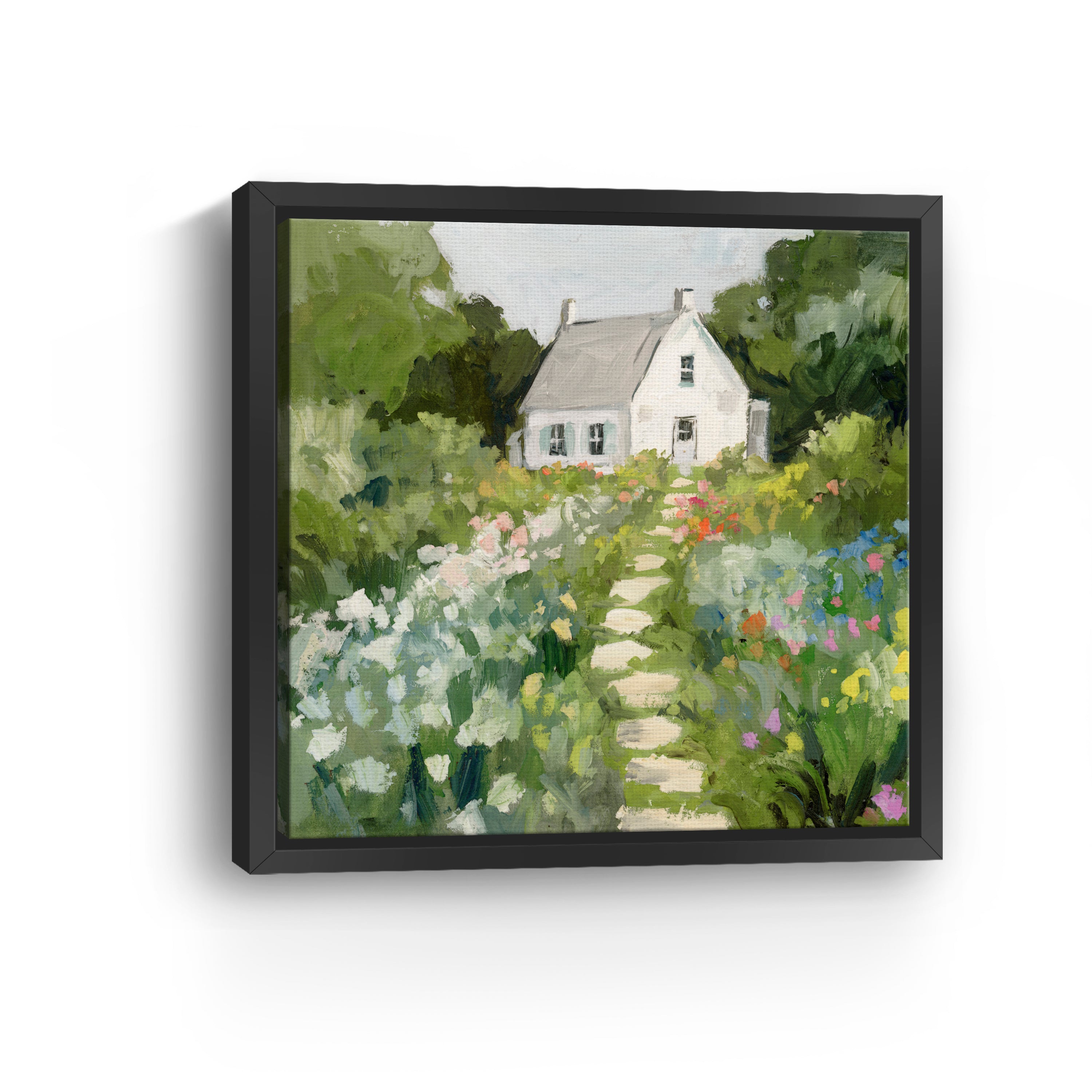 The House She Dreamt of I Canvas Giclee Wall Art