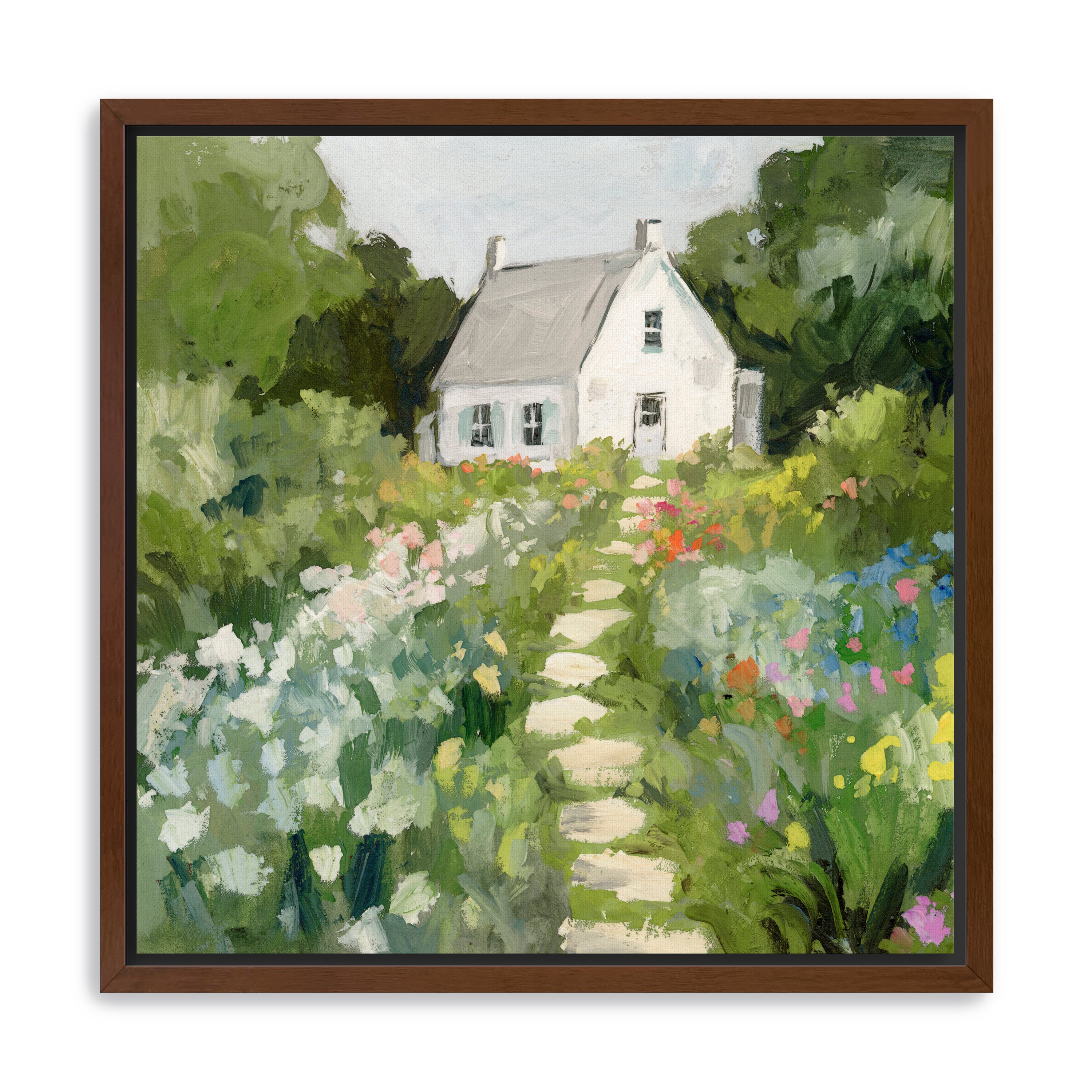 The House She Dreamt of I Canvas Giclee Wall Art