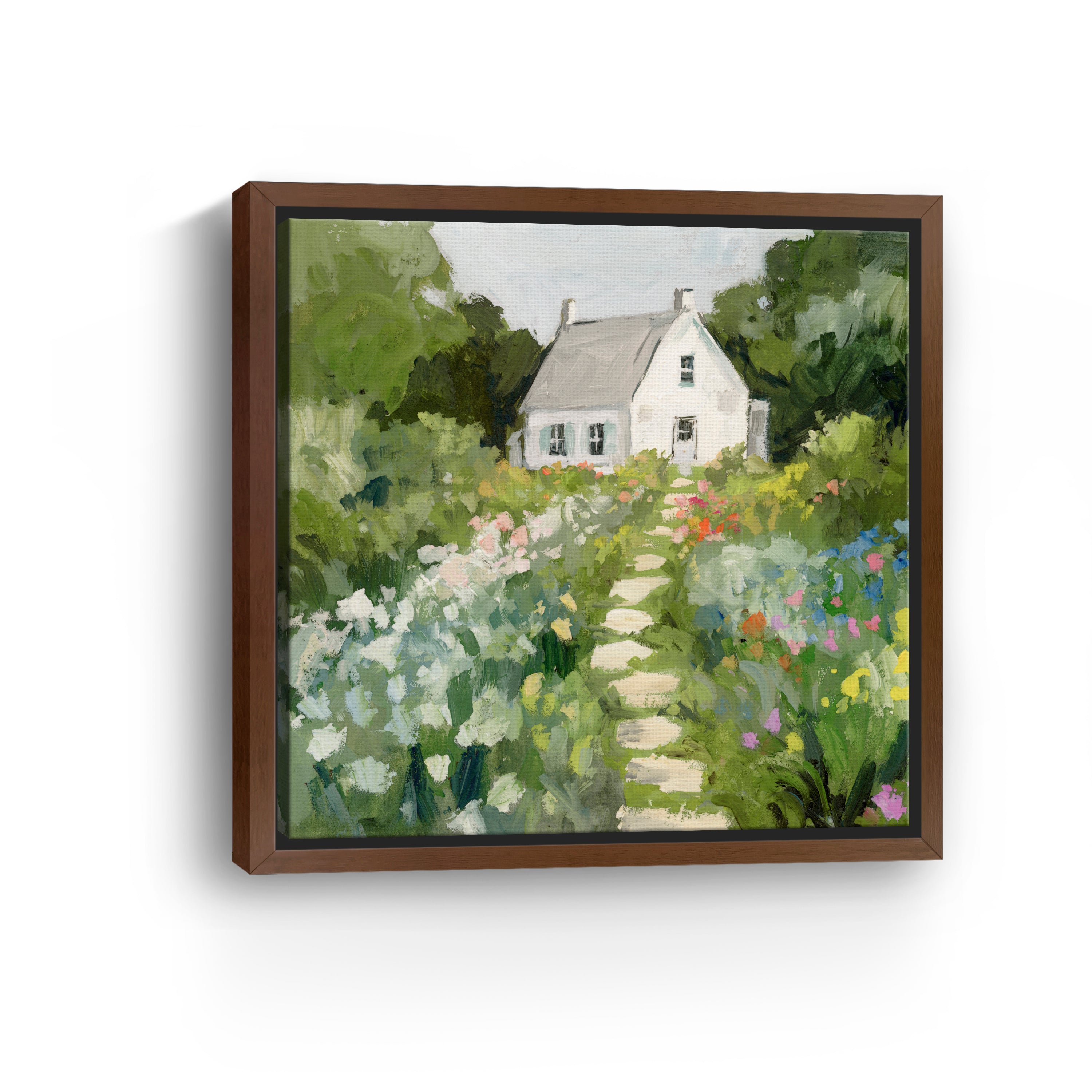 The House She Dreamt of I Canvas Giclee Wall Art