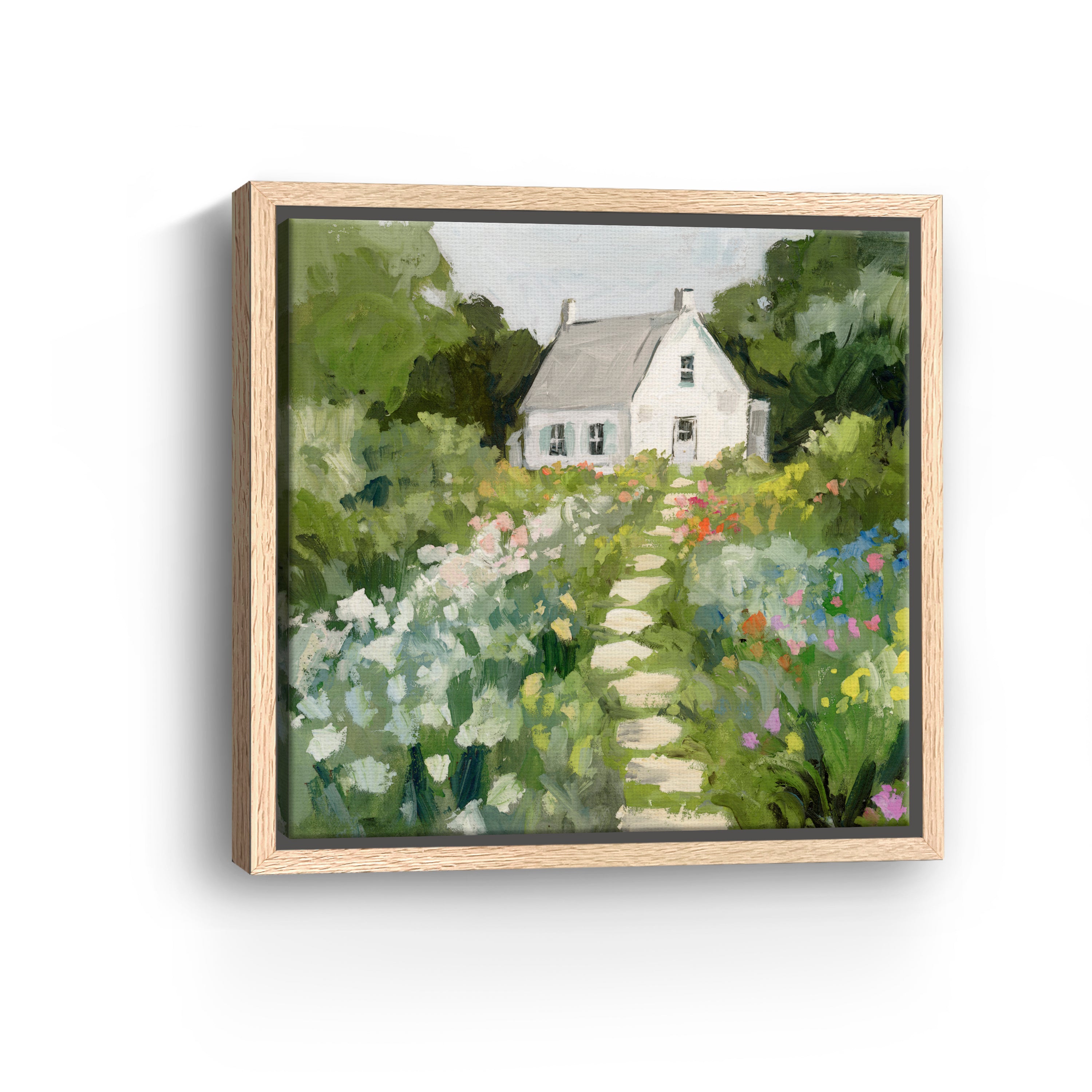 The House She Dreamt of I Canvas Giclee Wall Art