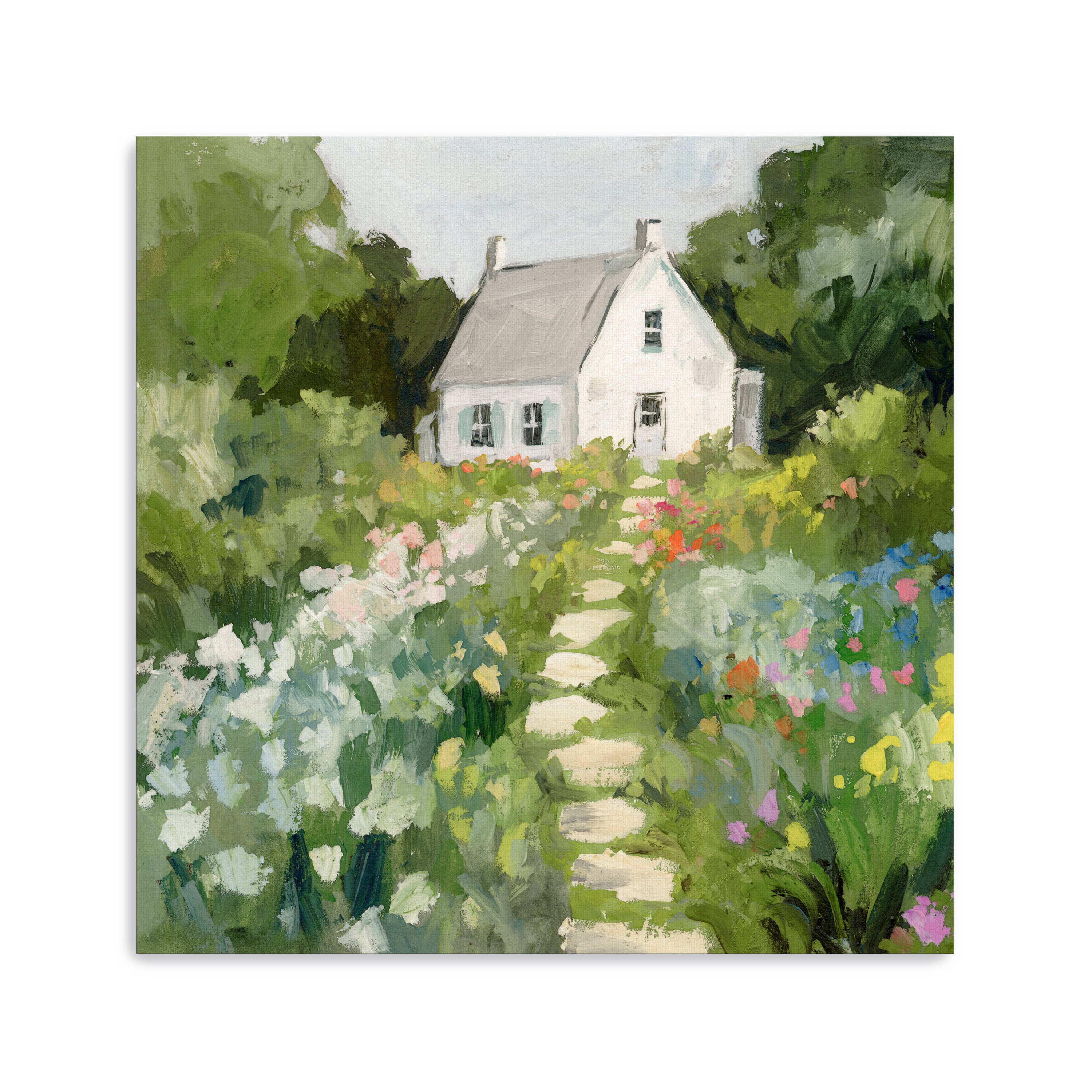 The House She Dreamt of I Canvas Giclee Wall Art
