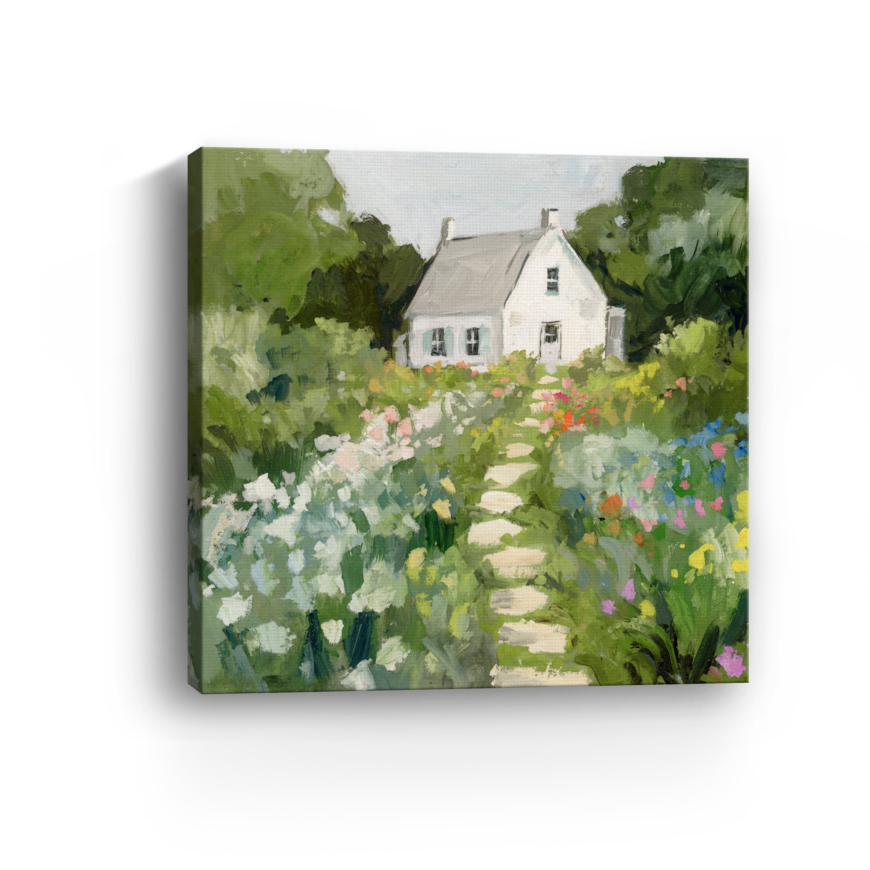 The House She Dreamt of I Canvas Giclee Wall Art