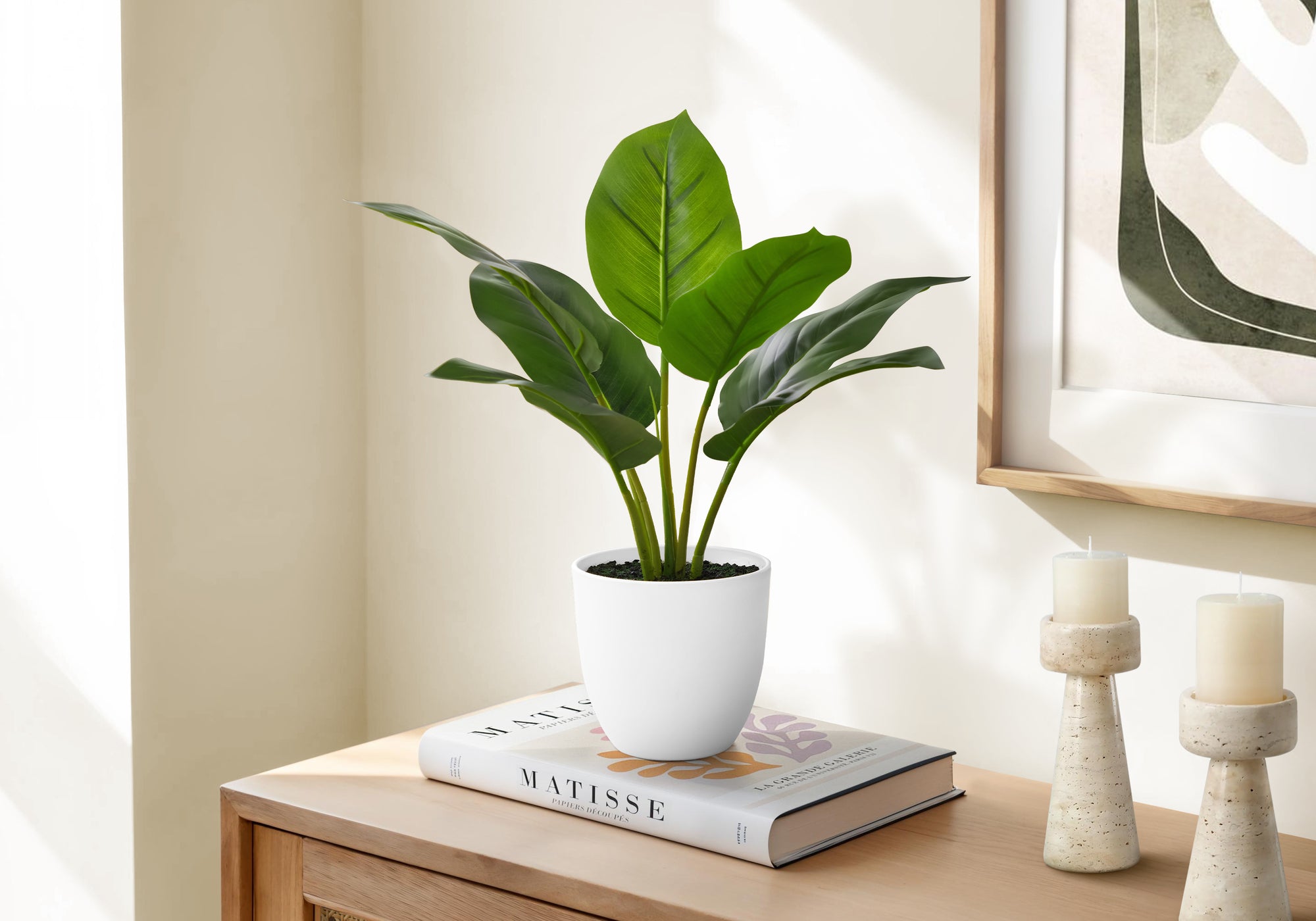 17" Faux Potted Aureum