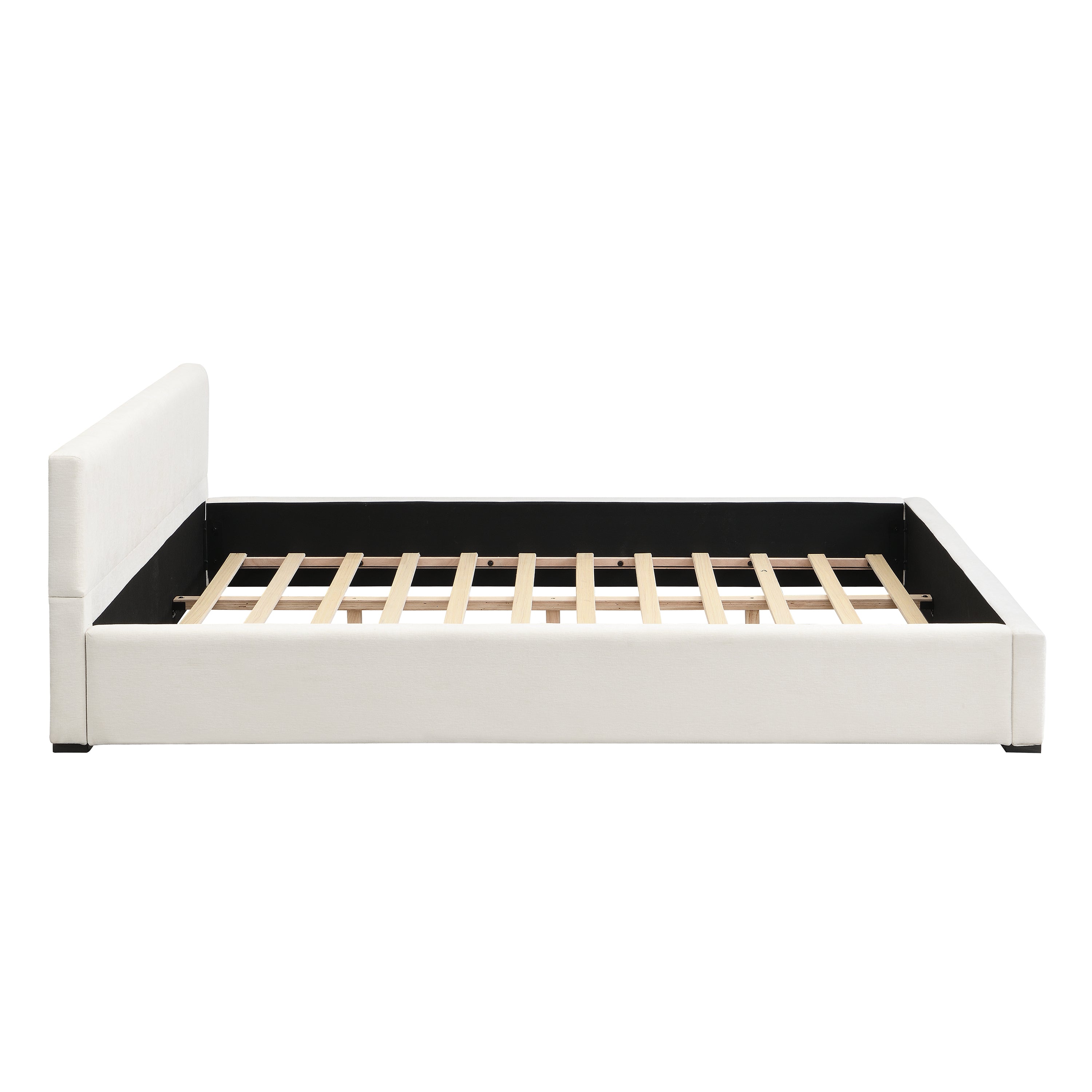 Elegant Wide-Edge Bed