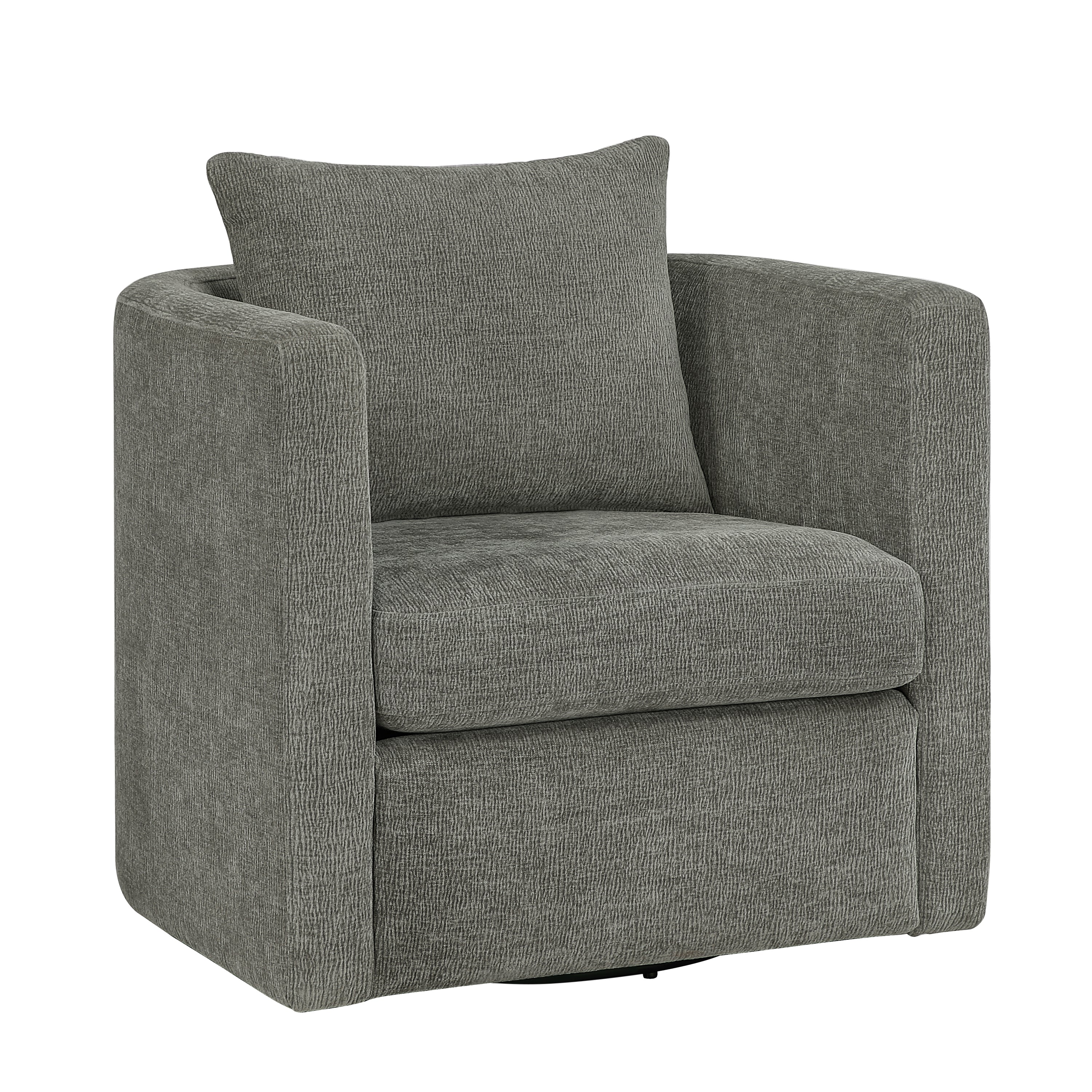 Sutton Swivel Barrel Chair with Performance Fabric
