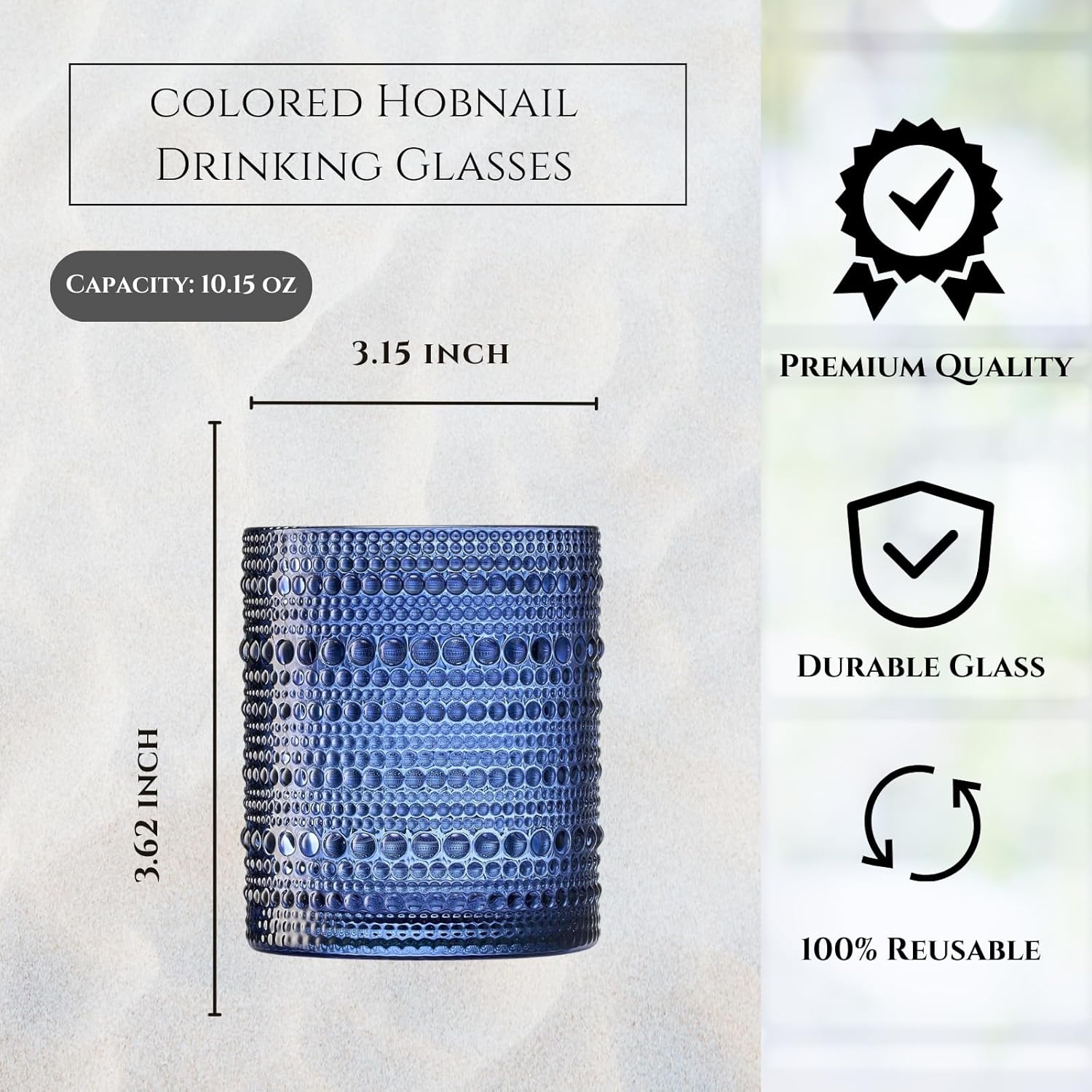Fortuna Hobnail Lowball Glassware, Set of 6
Shades of Purple