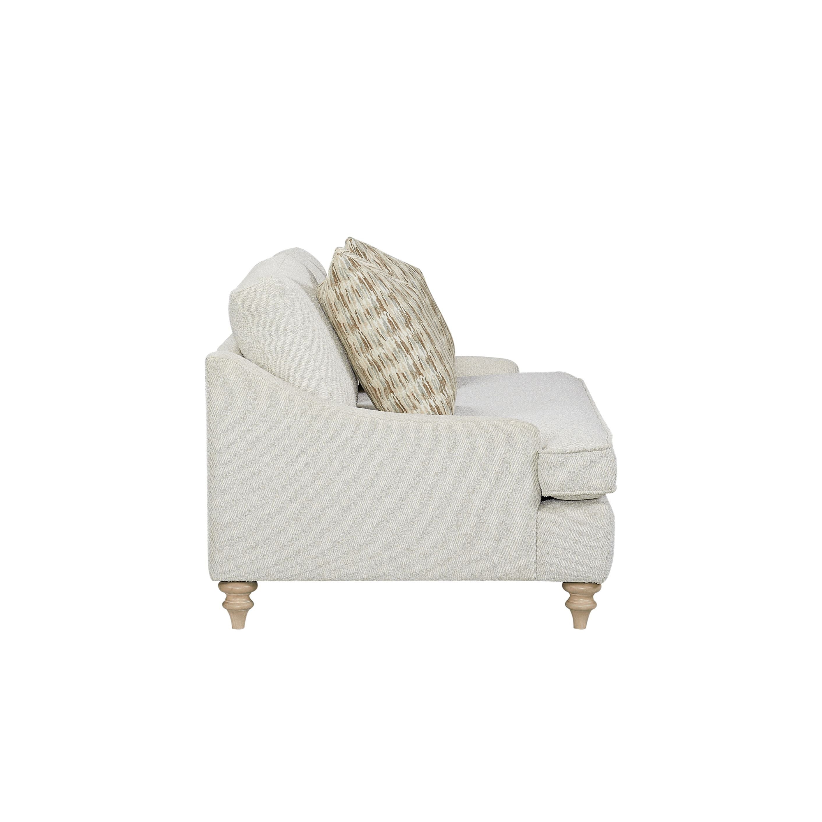 Loveseat Reversable Cushion with 2 Pillows